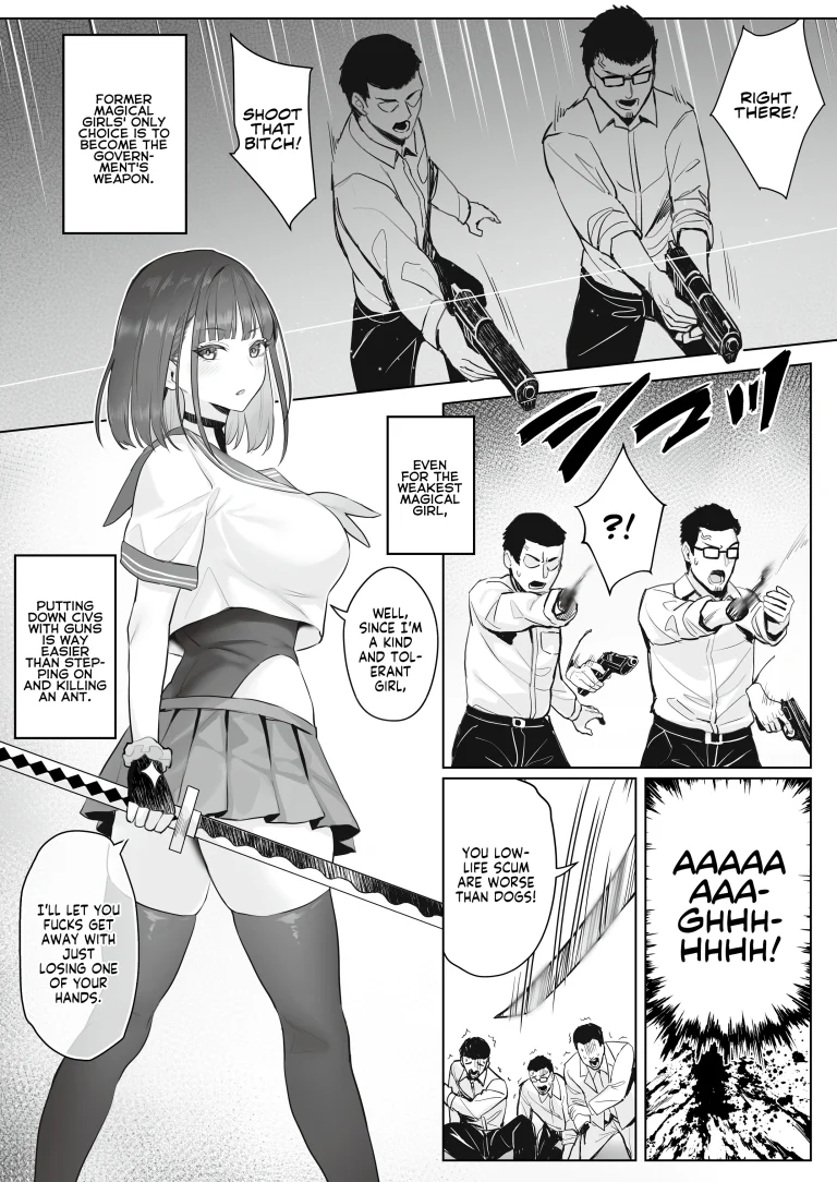The Former Magical Girl Blue's Work porn comic picture 9