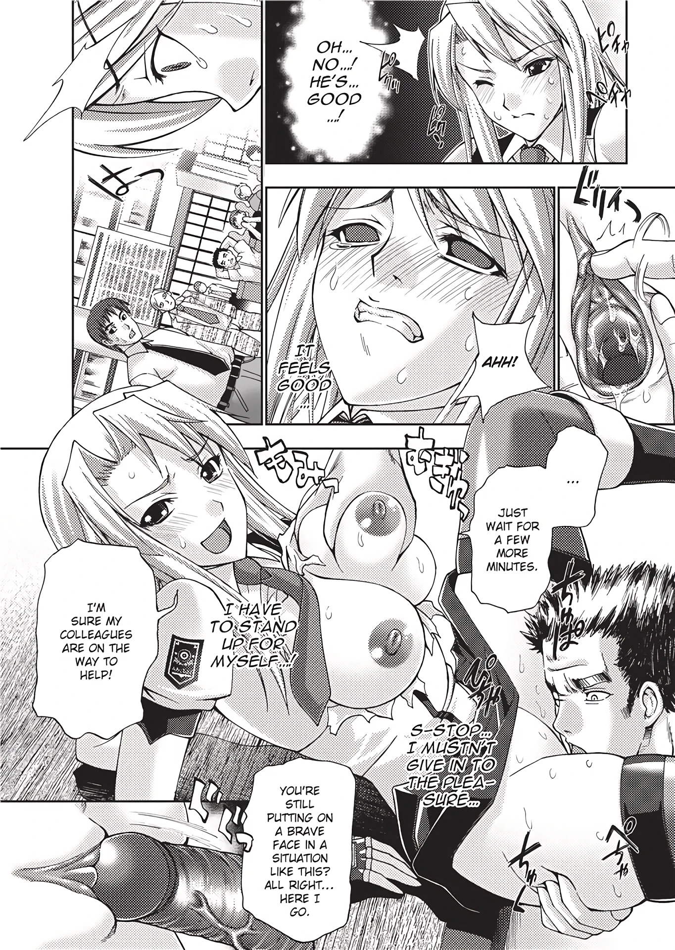 The Galaxy Police Adet's Orgasm Face porn comic picture 6