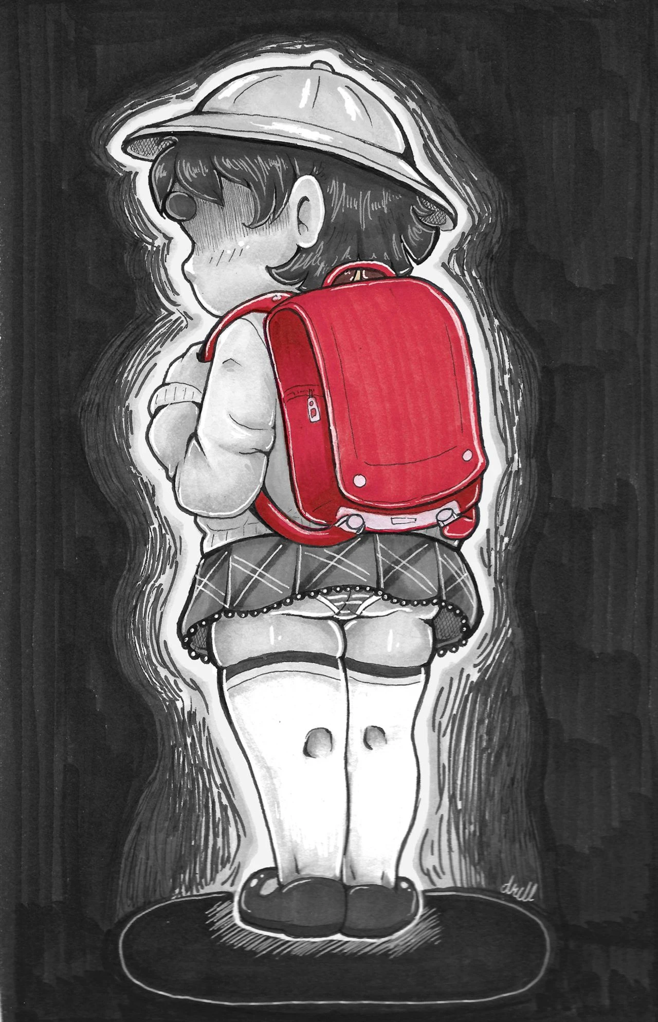 The Girl with the Red Backpack porn comic picture 2