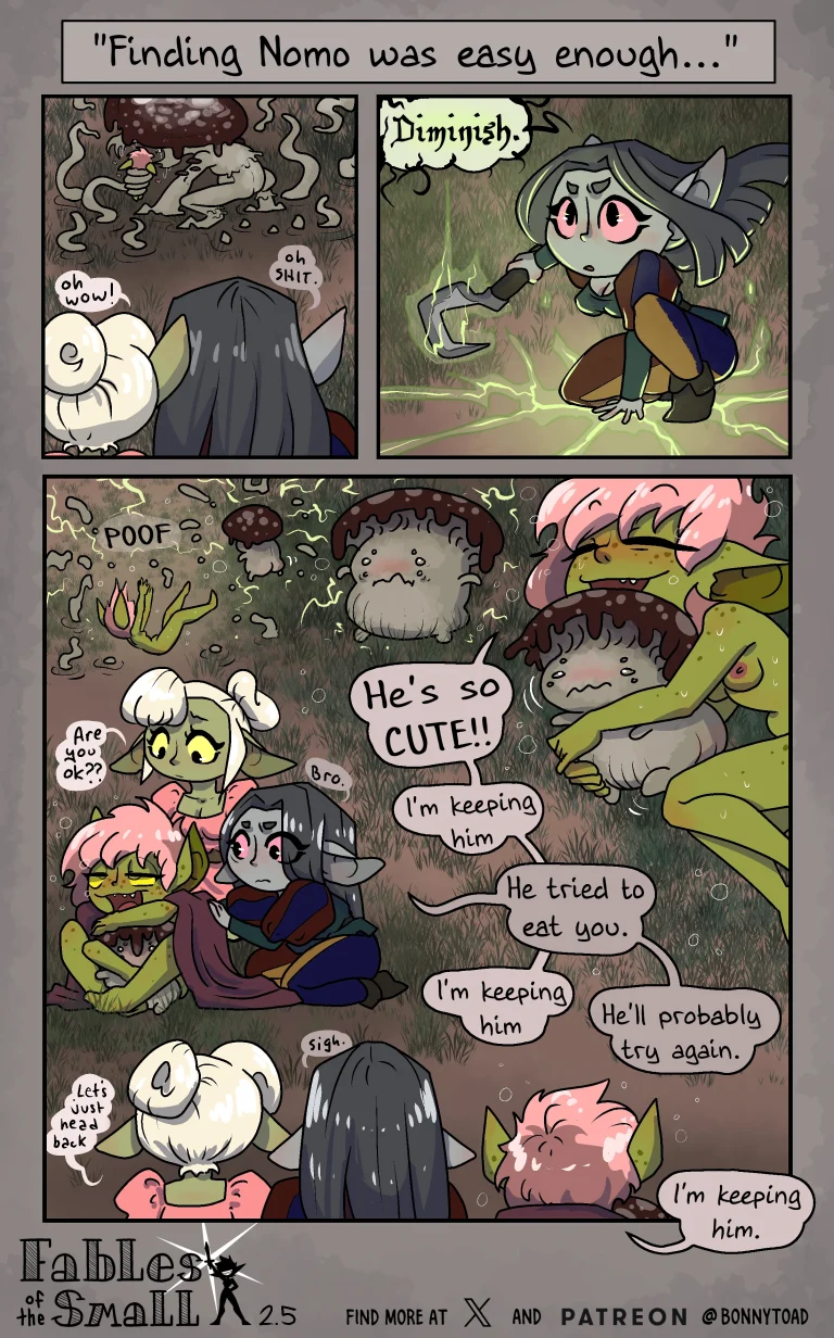 The Goblin Hole: Fables of the Small porn comic picture 9