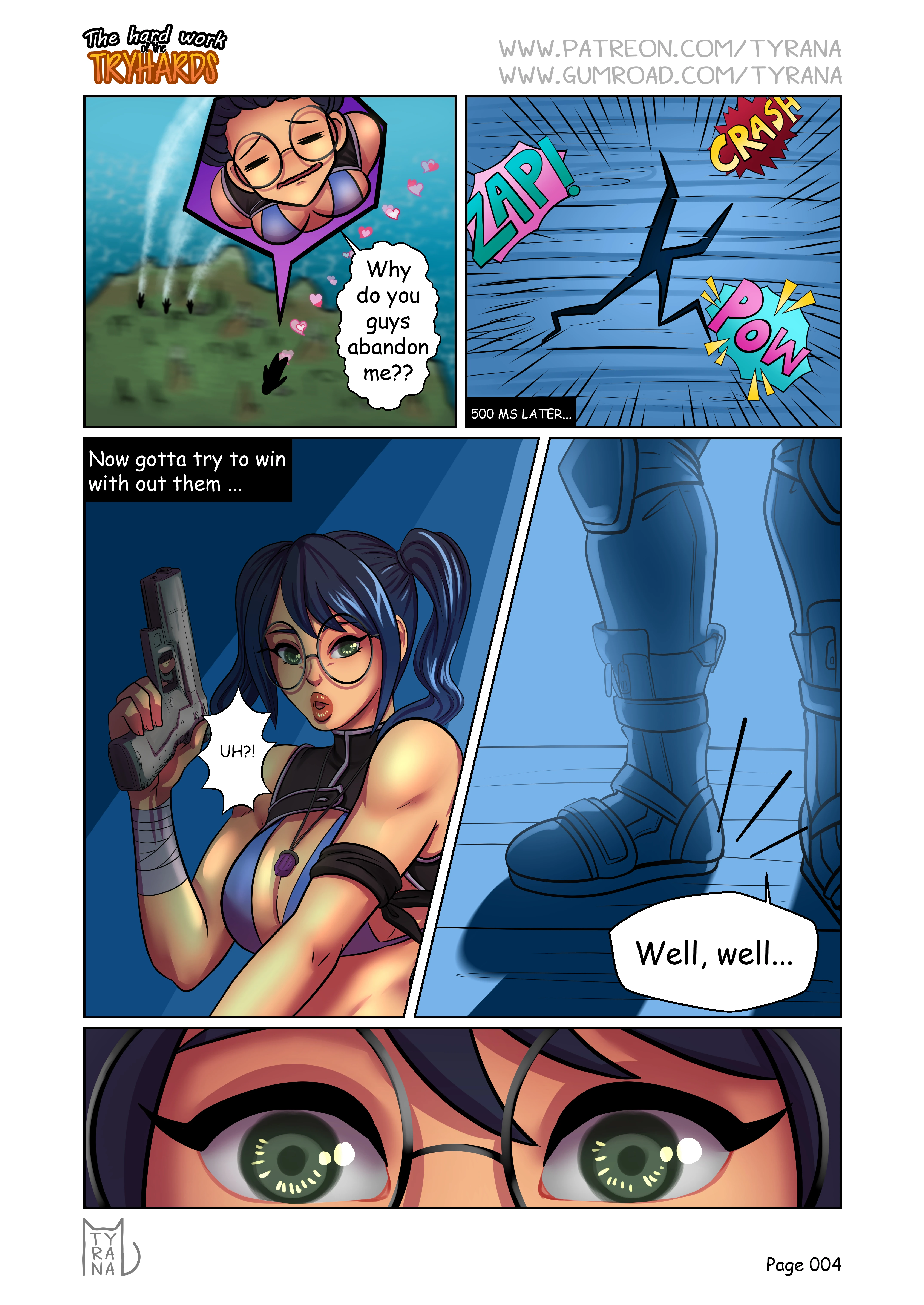 The Hard work of the Tryhards porn comic picture 5