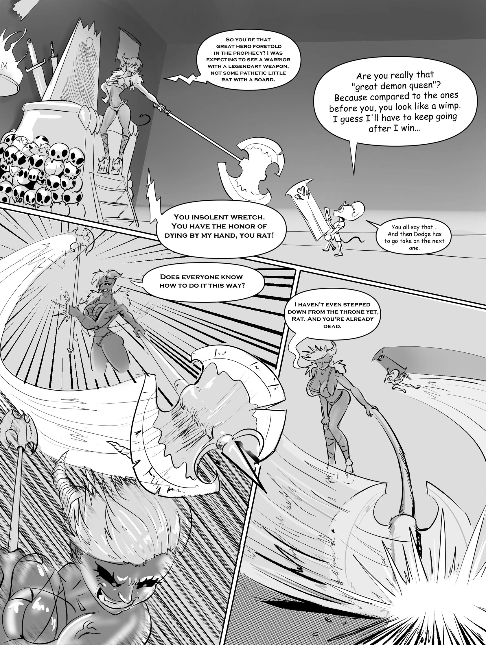 The Hero Mouse and Demon Queen porn comic picture 2