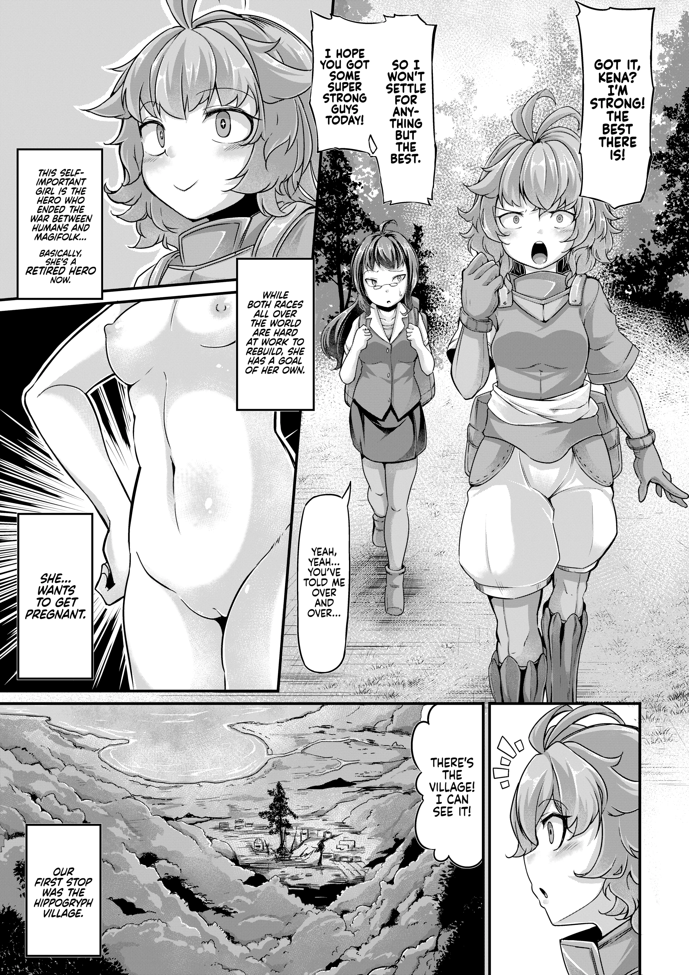 The Hero's Pregnancy porn comic picture 3