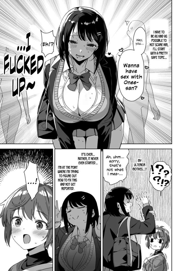 The Huge, Sexy Onee-san Who's After Me porn comic picture 6