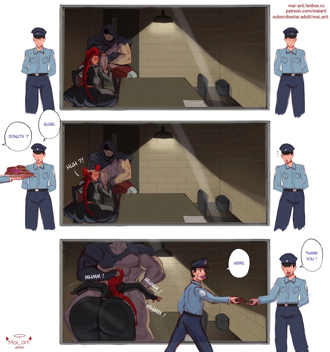 The Interrogation porn comic picture 2