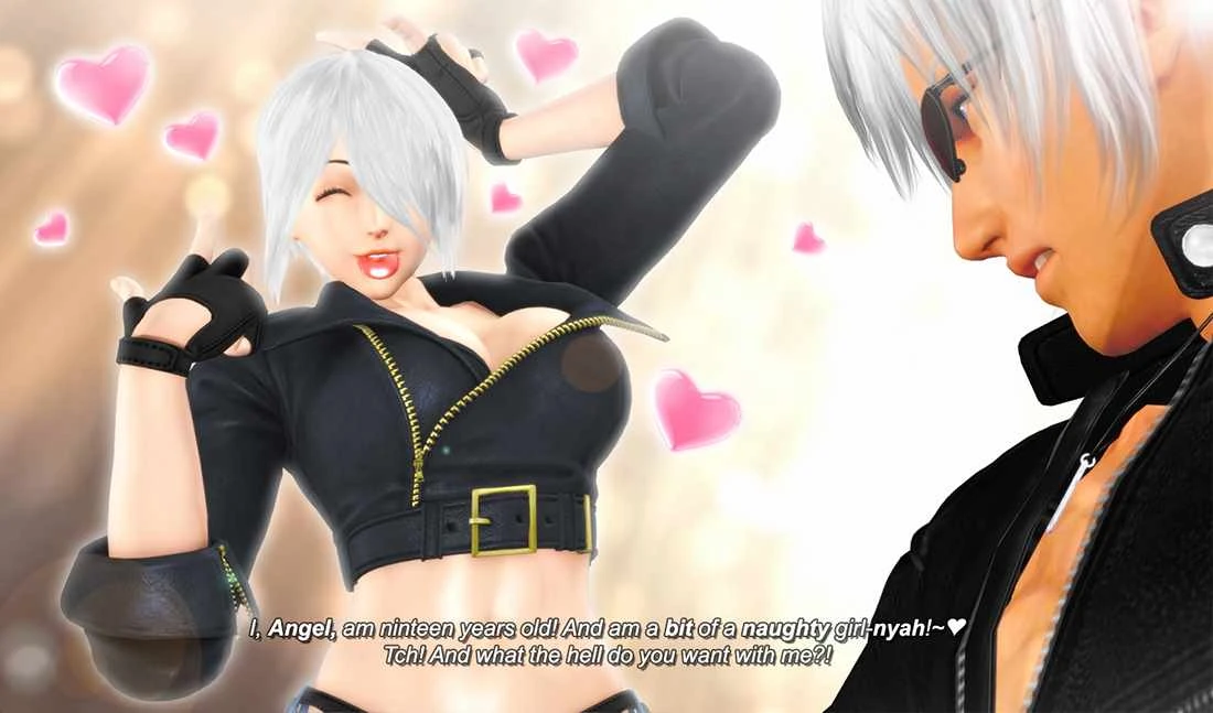 The king of fighters. Angel -the horny little devil porn comic picture 2