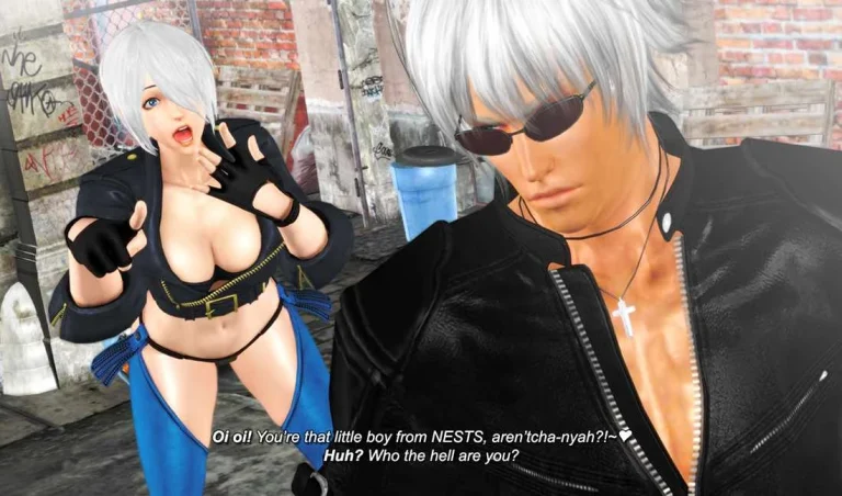The king of fighters. Angel -the horny little devil porn comic picture 6