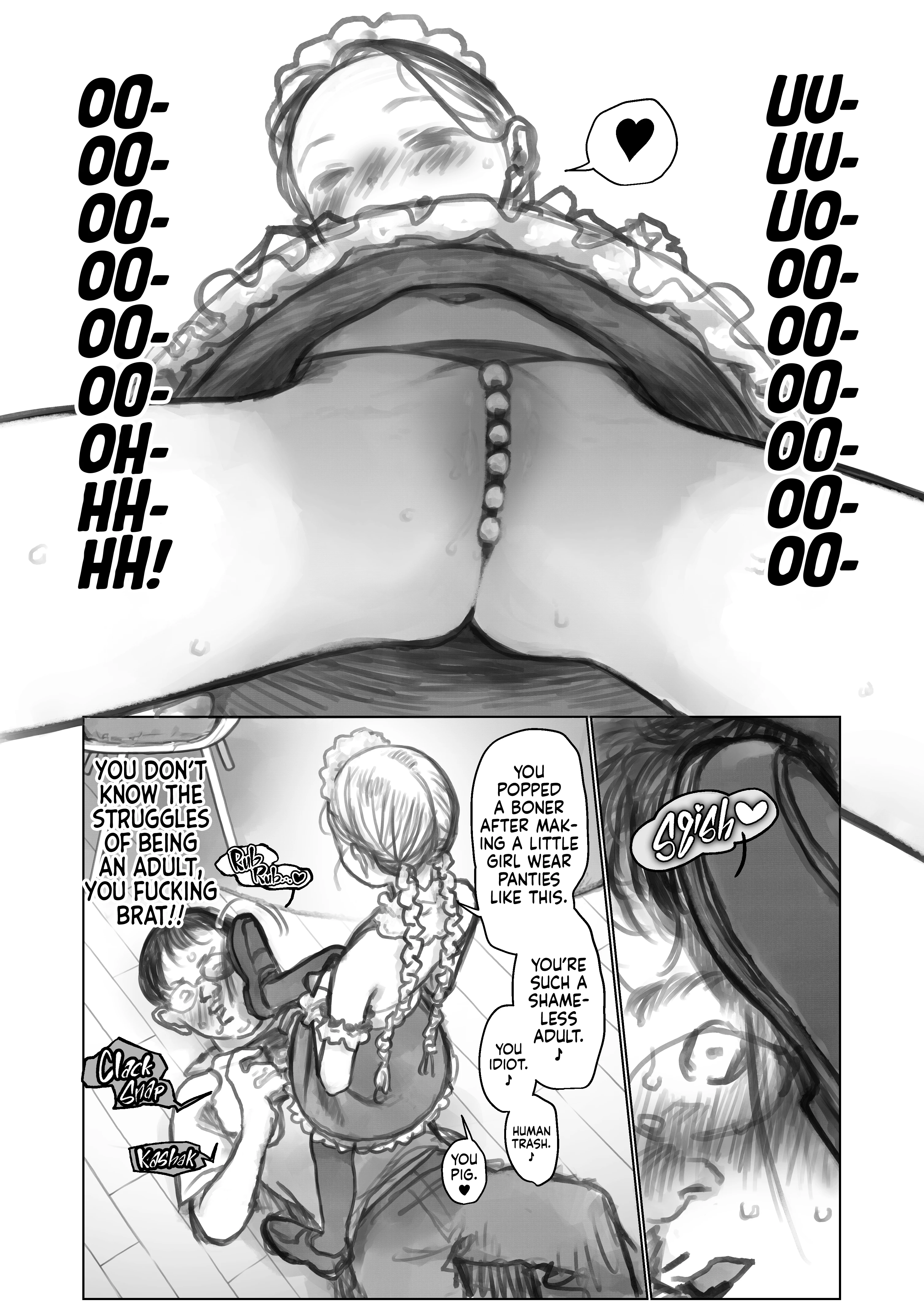 The lingering scent of a man is on my oshi porn comic picture 2