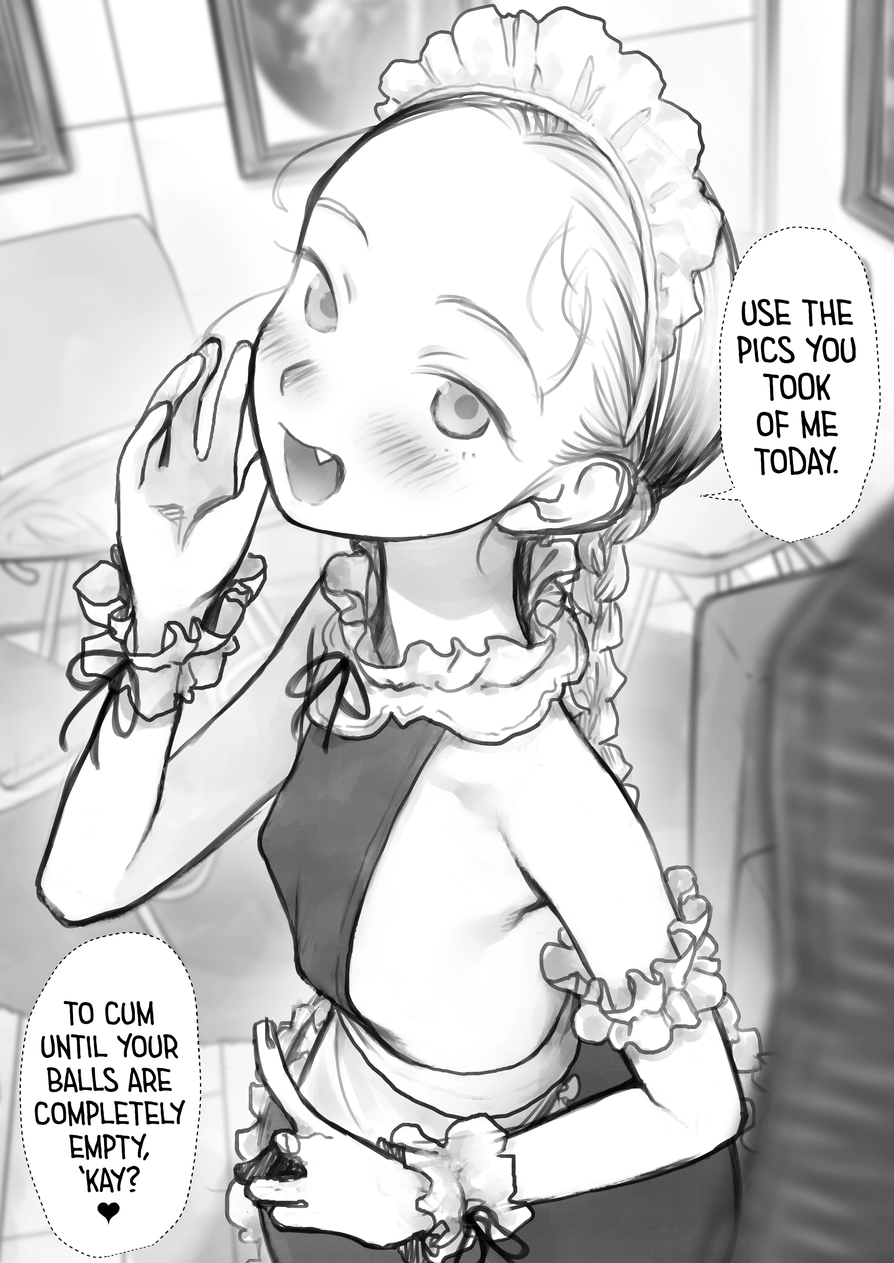 The lingering scent of a man is on my oshi porn comic picture 4