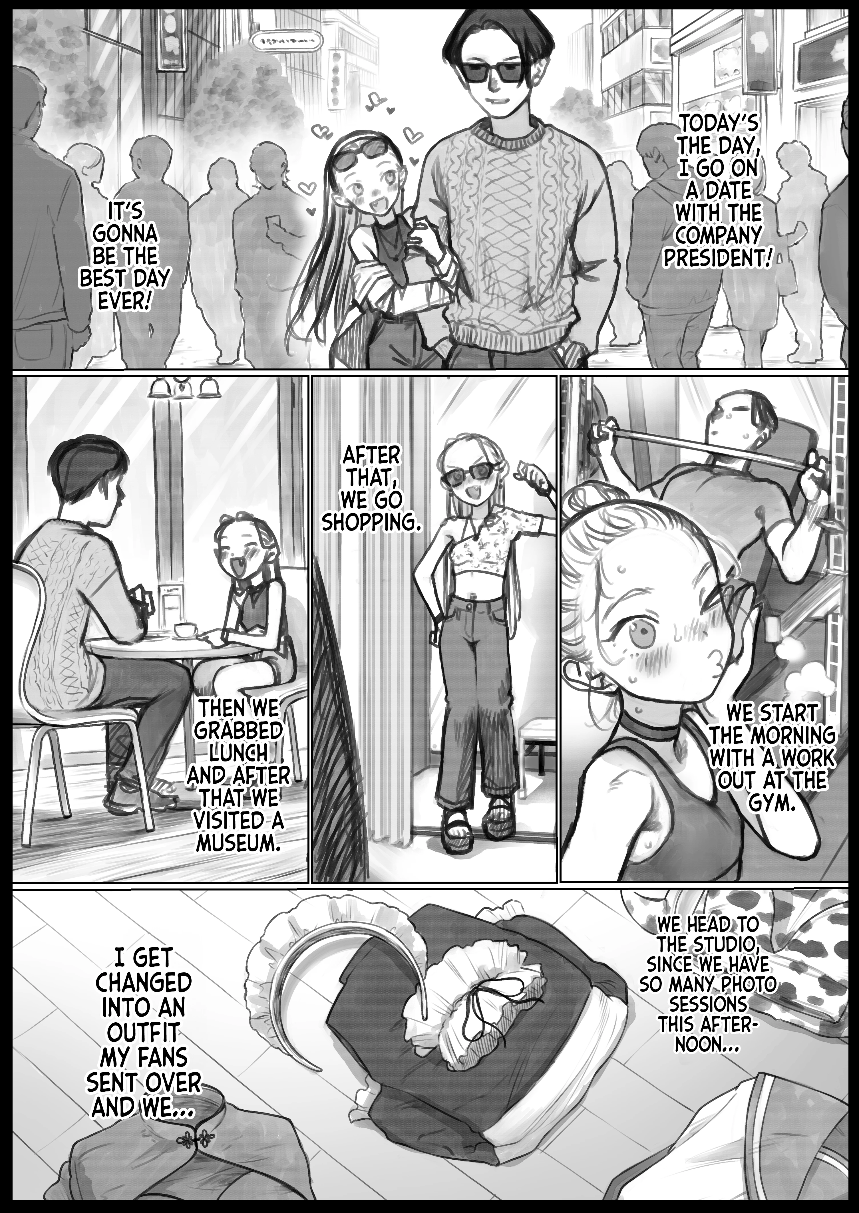 The lingering scent of a man is on my oshi porn comic picture 5