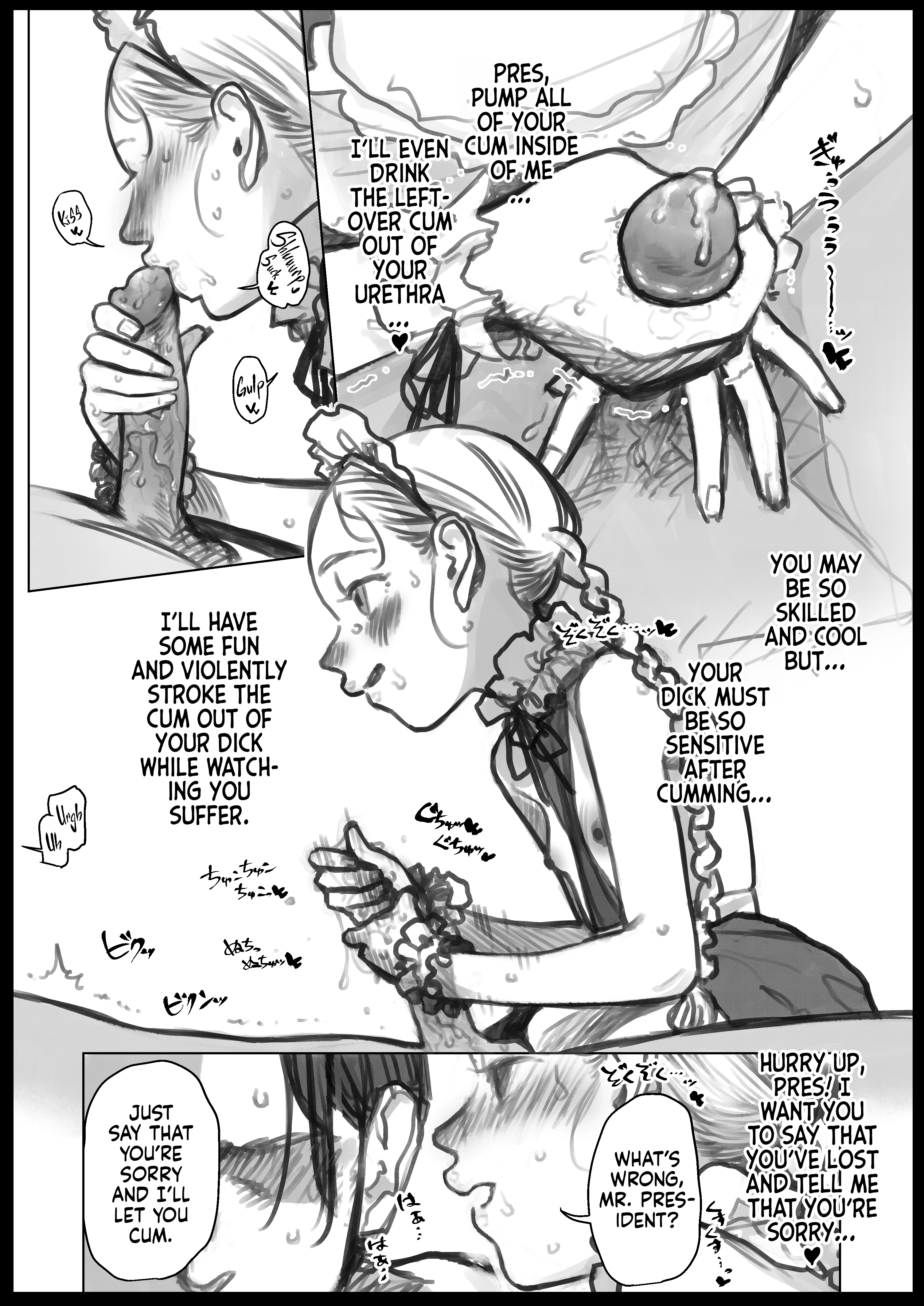 The lingering scent of a man is on my oshi porn comic picture 9