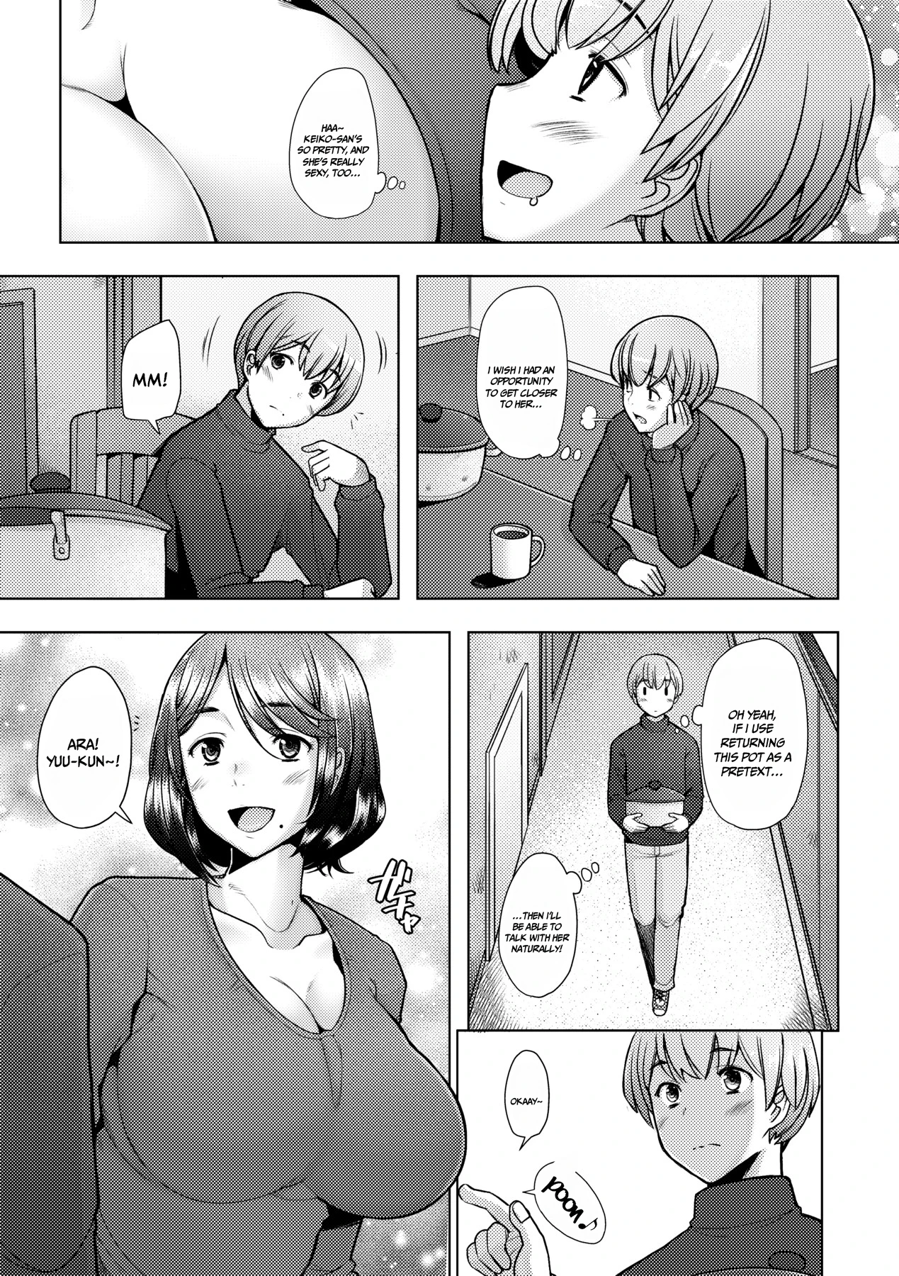 The Mommy Next Door is My Sex Friend porn comic picture 3