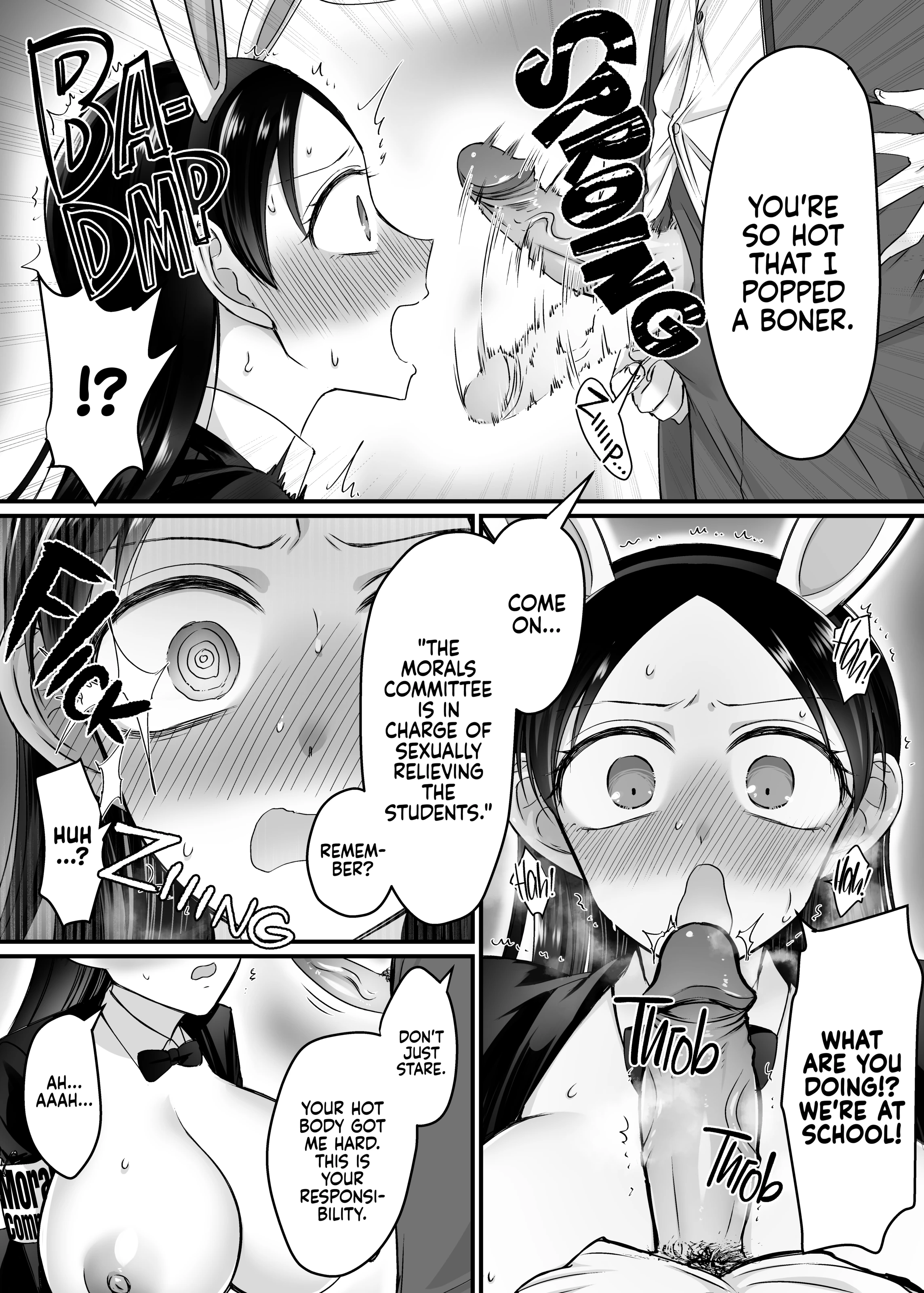 The Morals Committee President Is a Bunny Girl porn comic picture 14