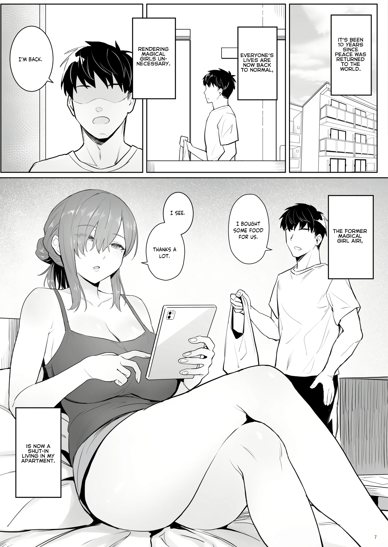 The NEET Life of a Former Magical Girl porn comic picture 4