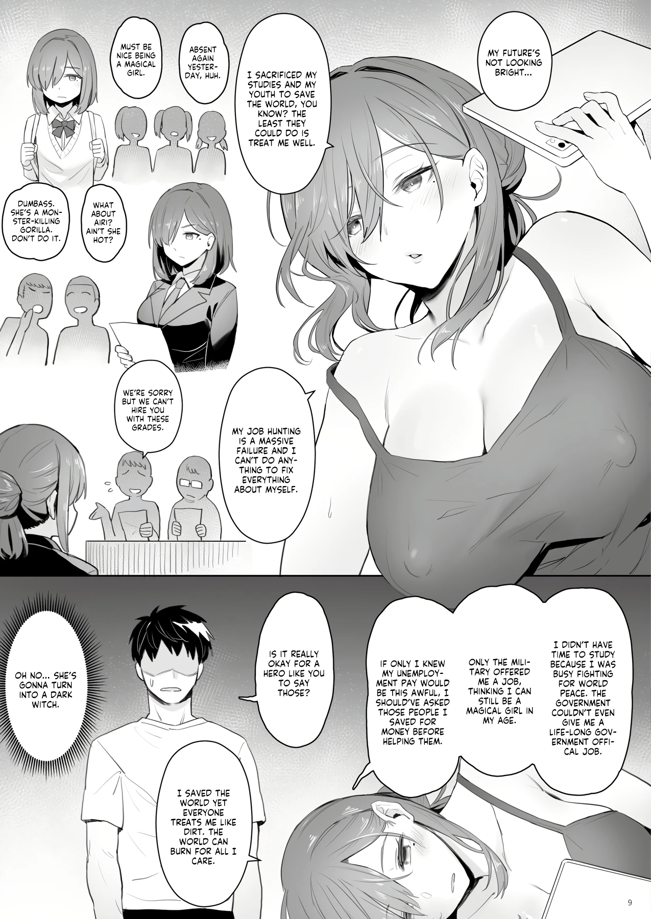 The NEET Life of a Former Magical Girl porn comic picture 6