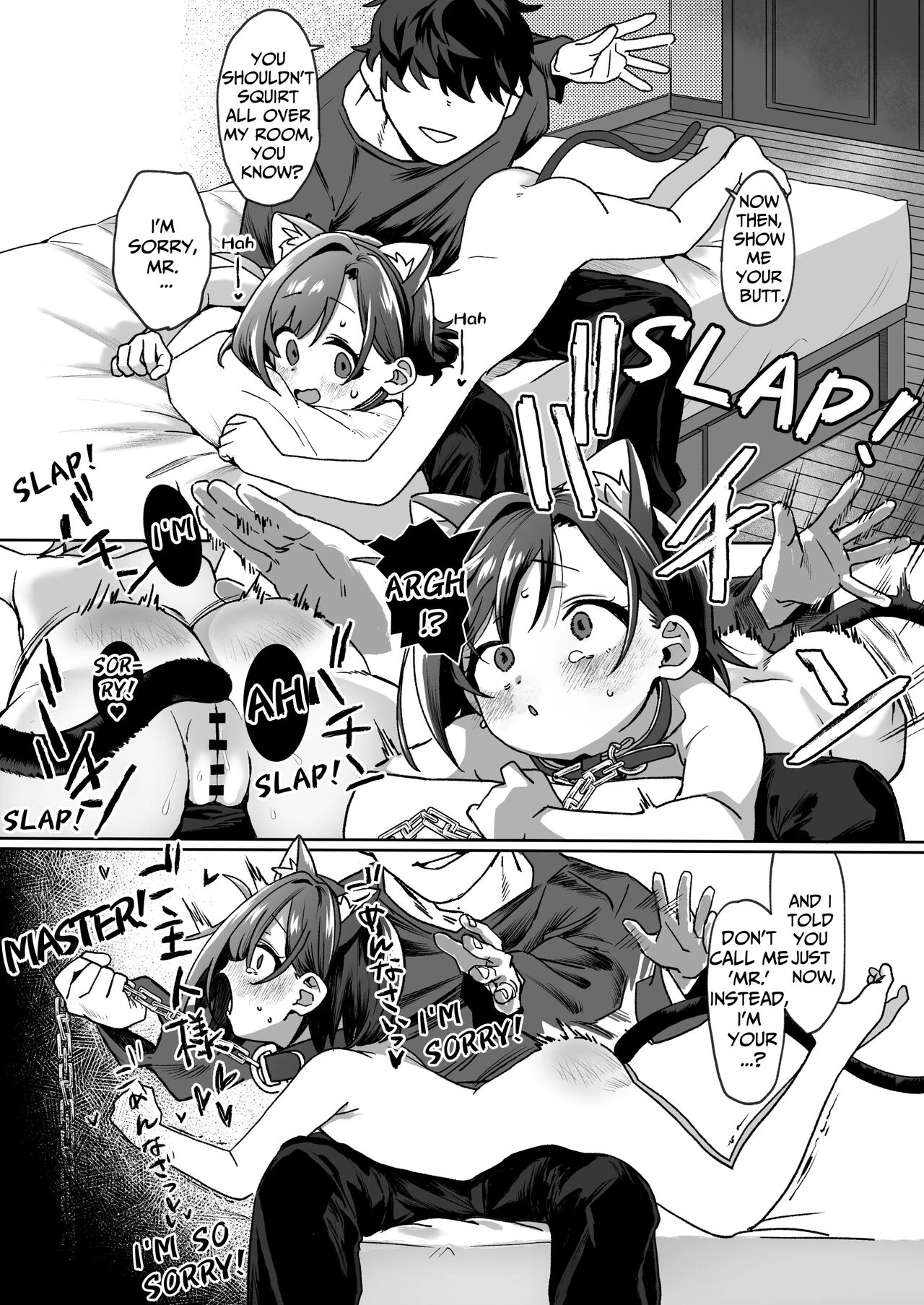 The Neighbor's Daughter Has a Crush on Me, so I Turned Her into My Pet porn comic picture 17