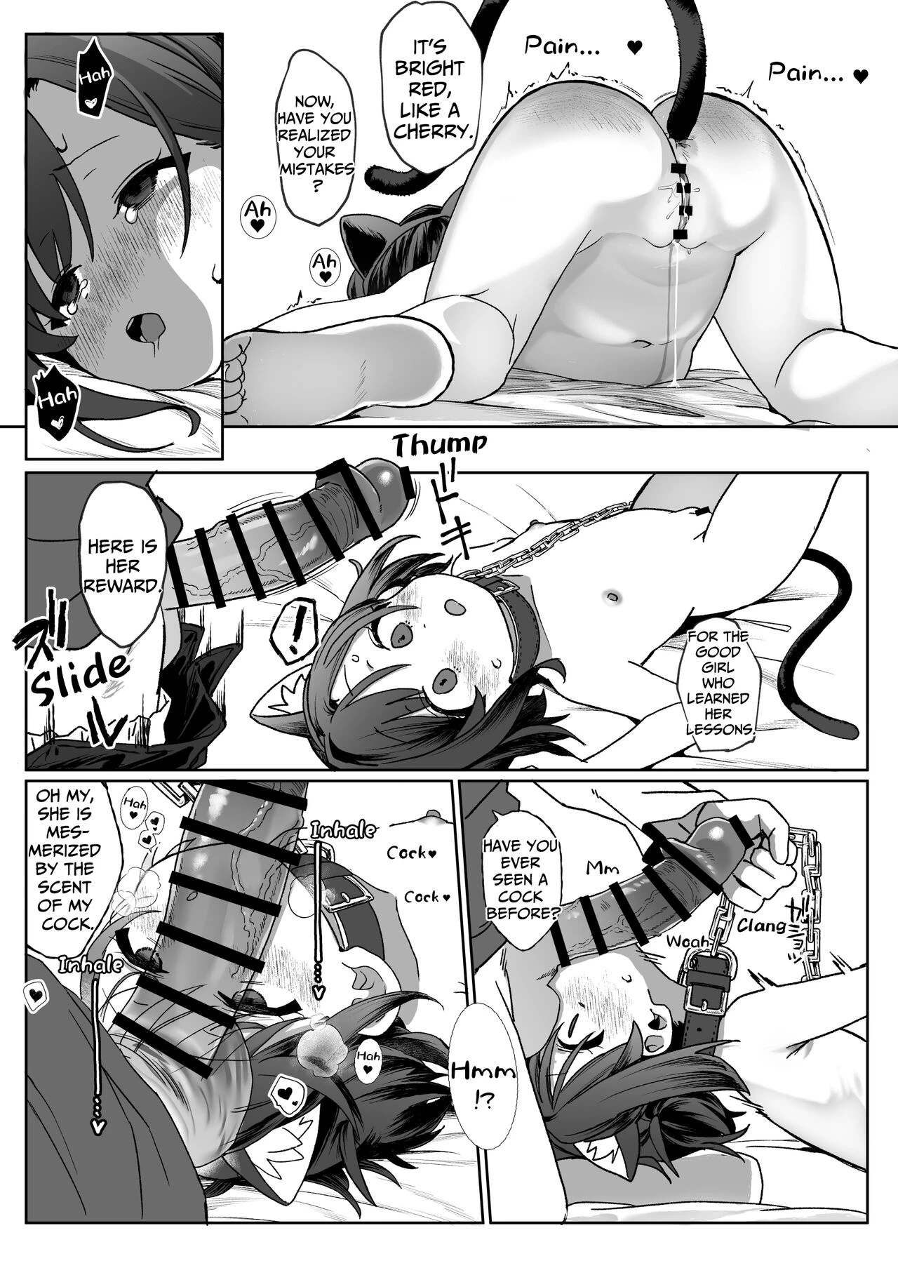 The Neighbor's Daughter Has a Crush on Me, so I Turned Her into My Pet porn comic picture 18