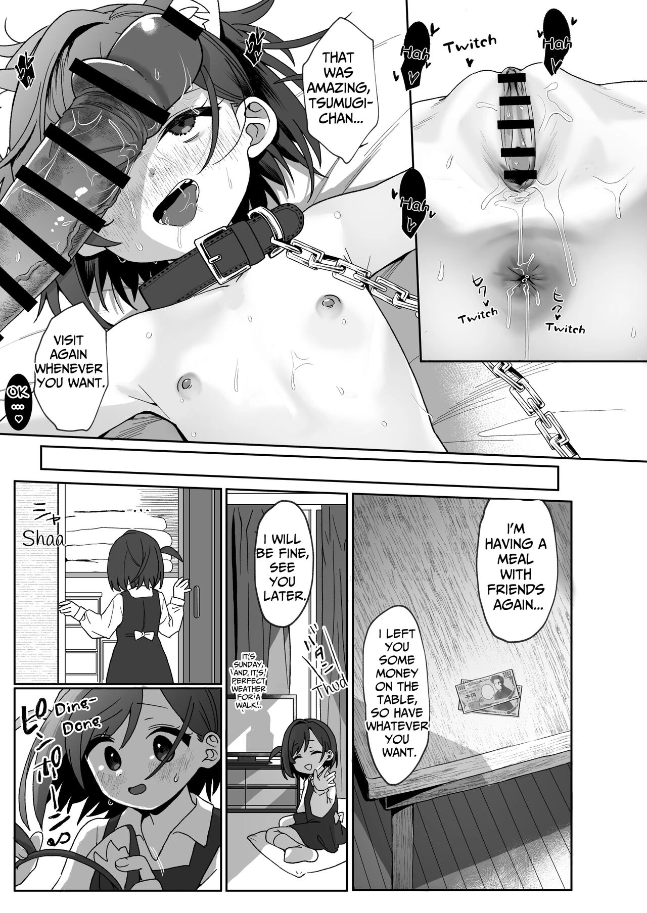 The Neighbor's Daughter Has a Crush on Me, so I Turned Her into My Pet porn comic picture 30