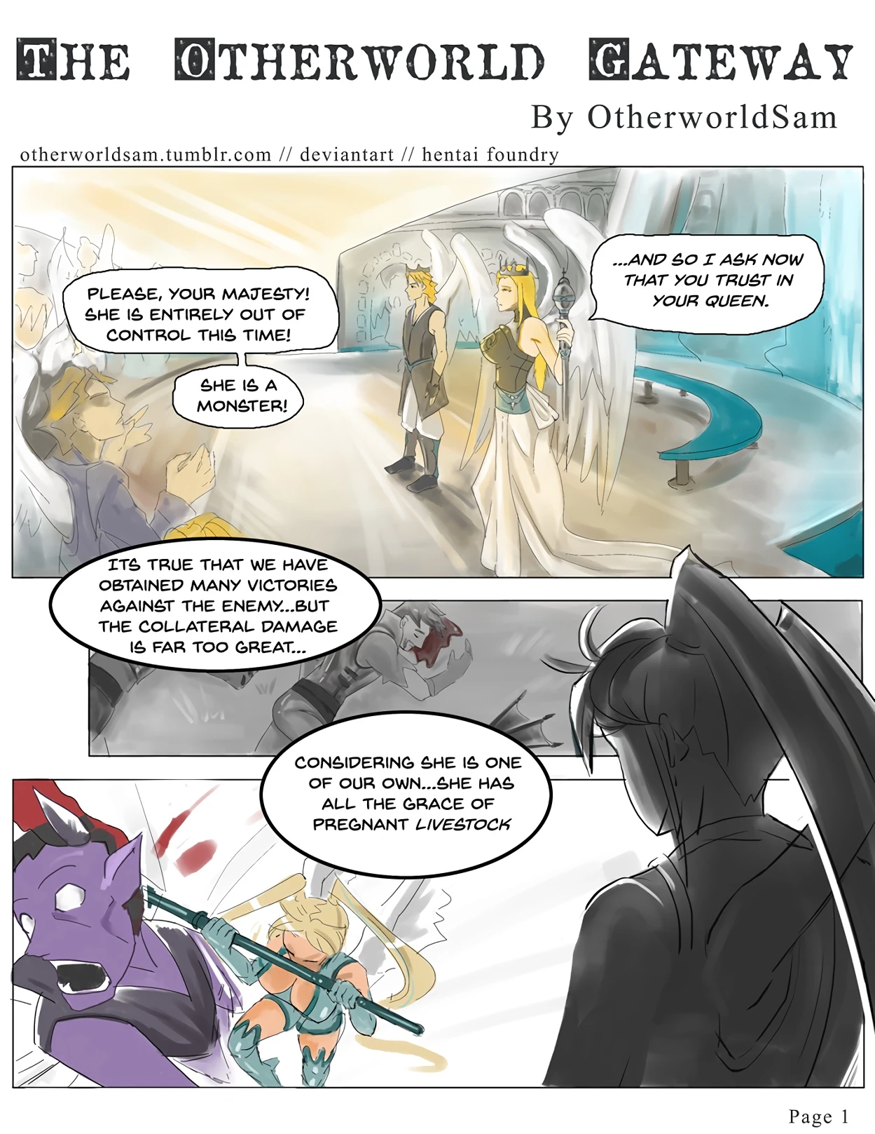 The Otherworld Gateway porn comic picture 1