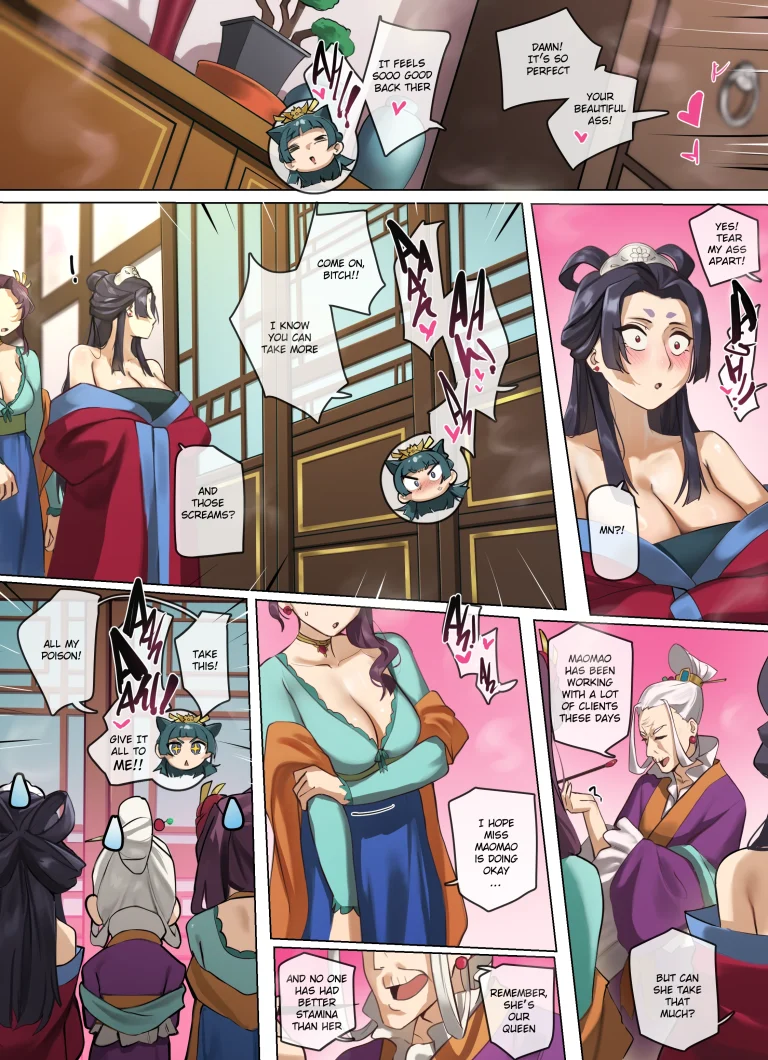 The Queen of The Verdigris House 2 porn comic picture 16