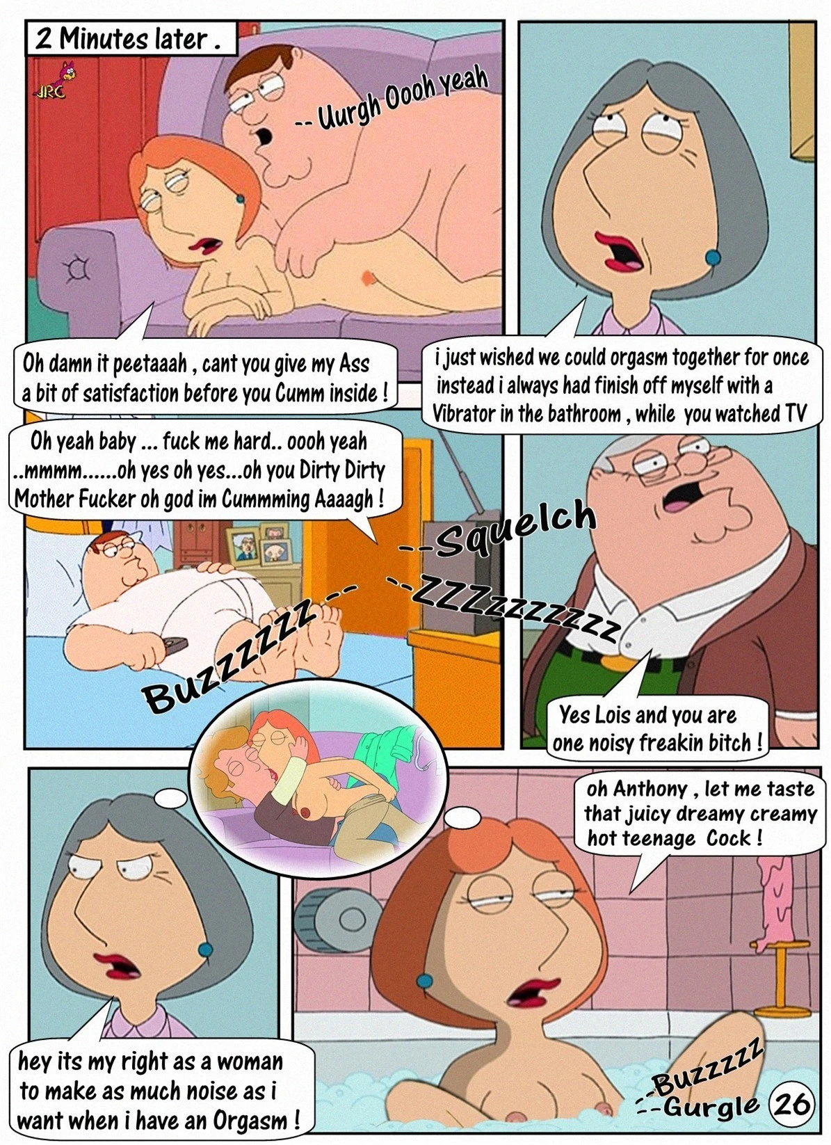 The Retrospective Adventures Of A Housewife Turned Porno Star — Lois porn comic picture 27