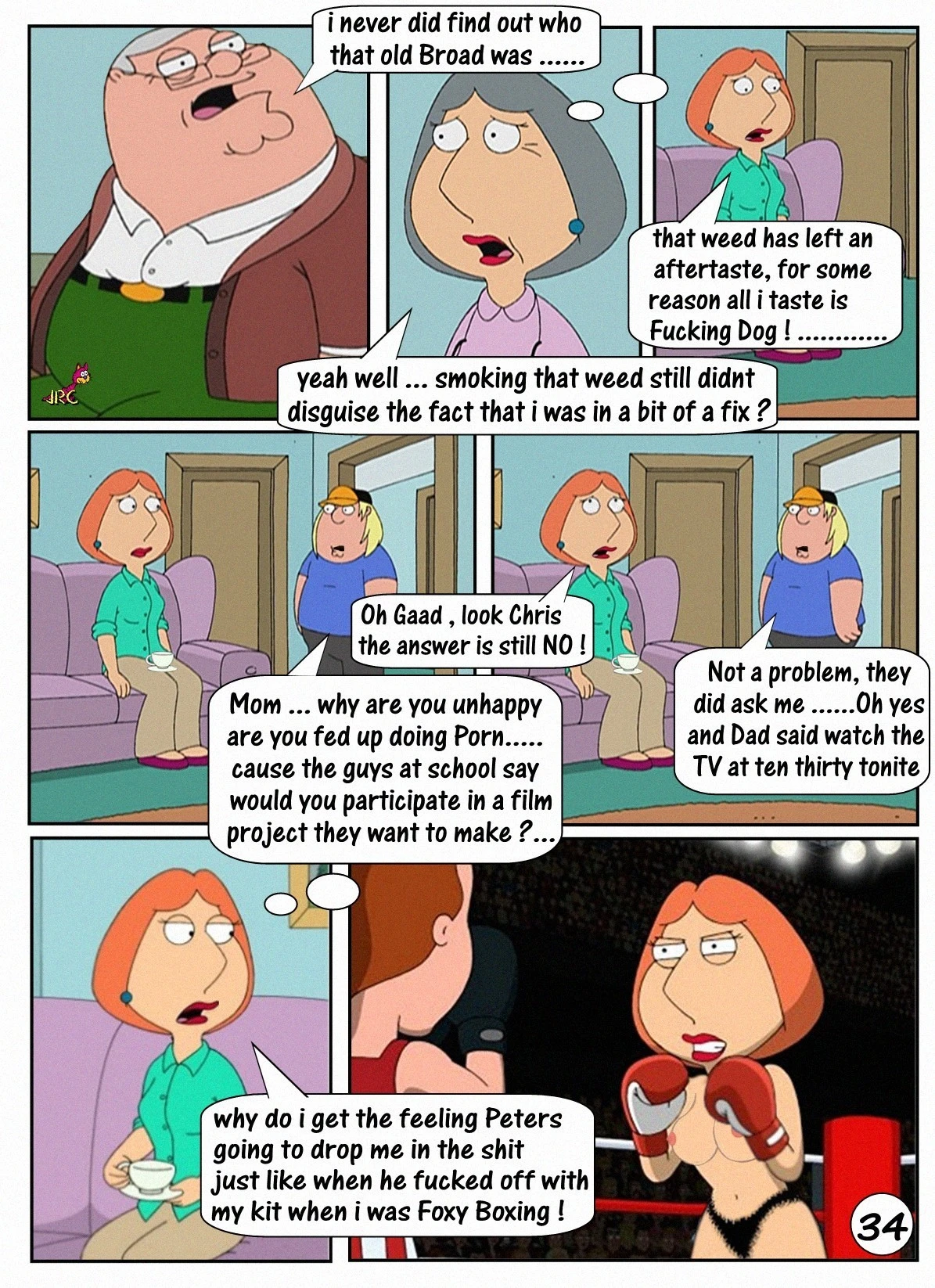 The Retrospective Adventures Of A Housewife Turned Porno Star — Lois porn comic picture 35