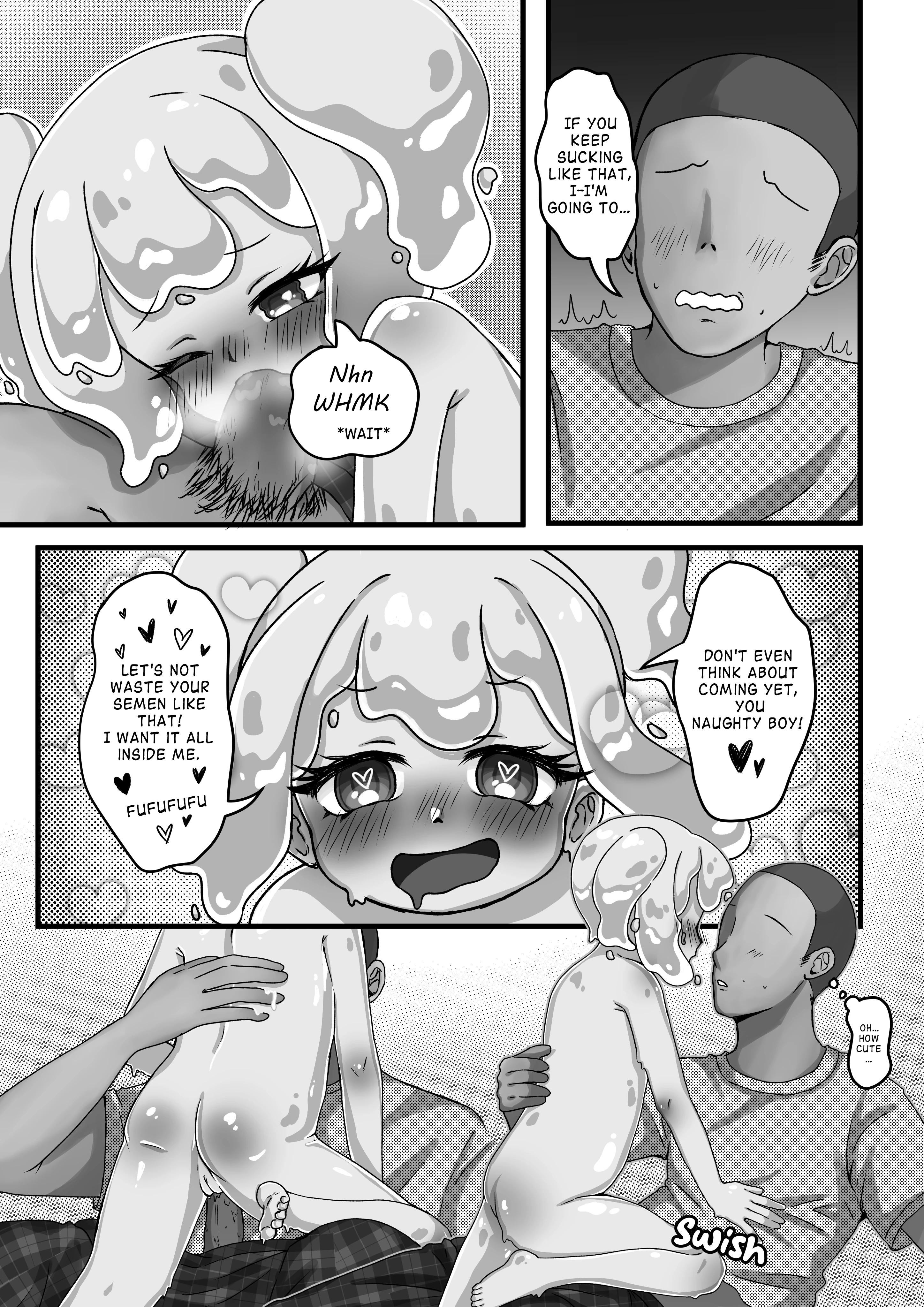The Slime Girl Wants To Have a Baby With Me porn comic picture 4