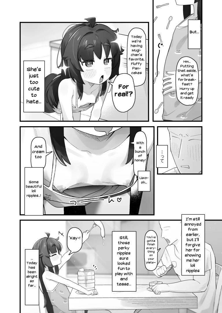 The Story of How I Peeked on a Cheeky Elementary Schooler Brat Masturbating and Ended up Having Sweet Sex porn comic picture 3