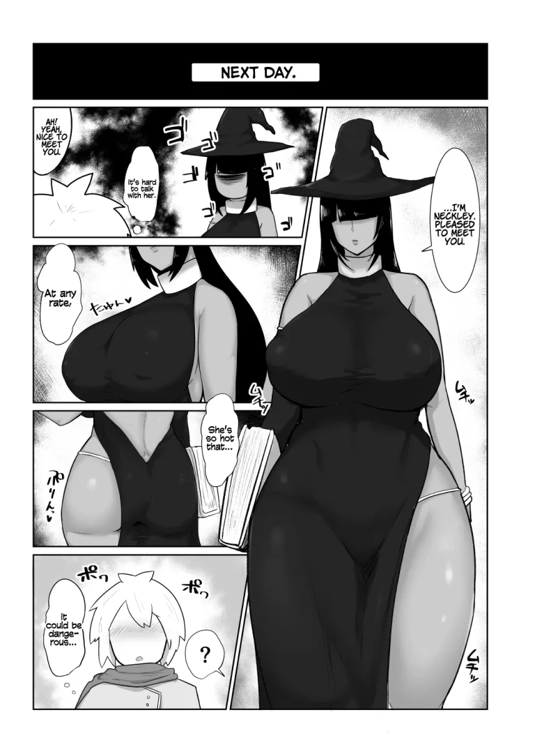 The Story of Mating Irresponsibly with a Witch Hired for the Party porn comic picture 7