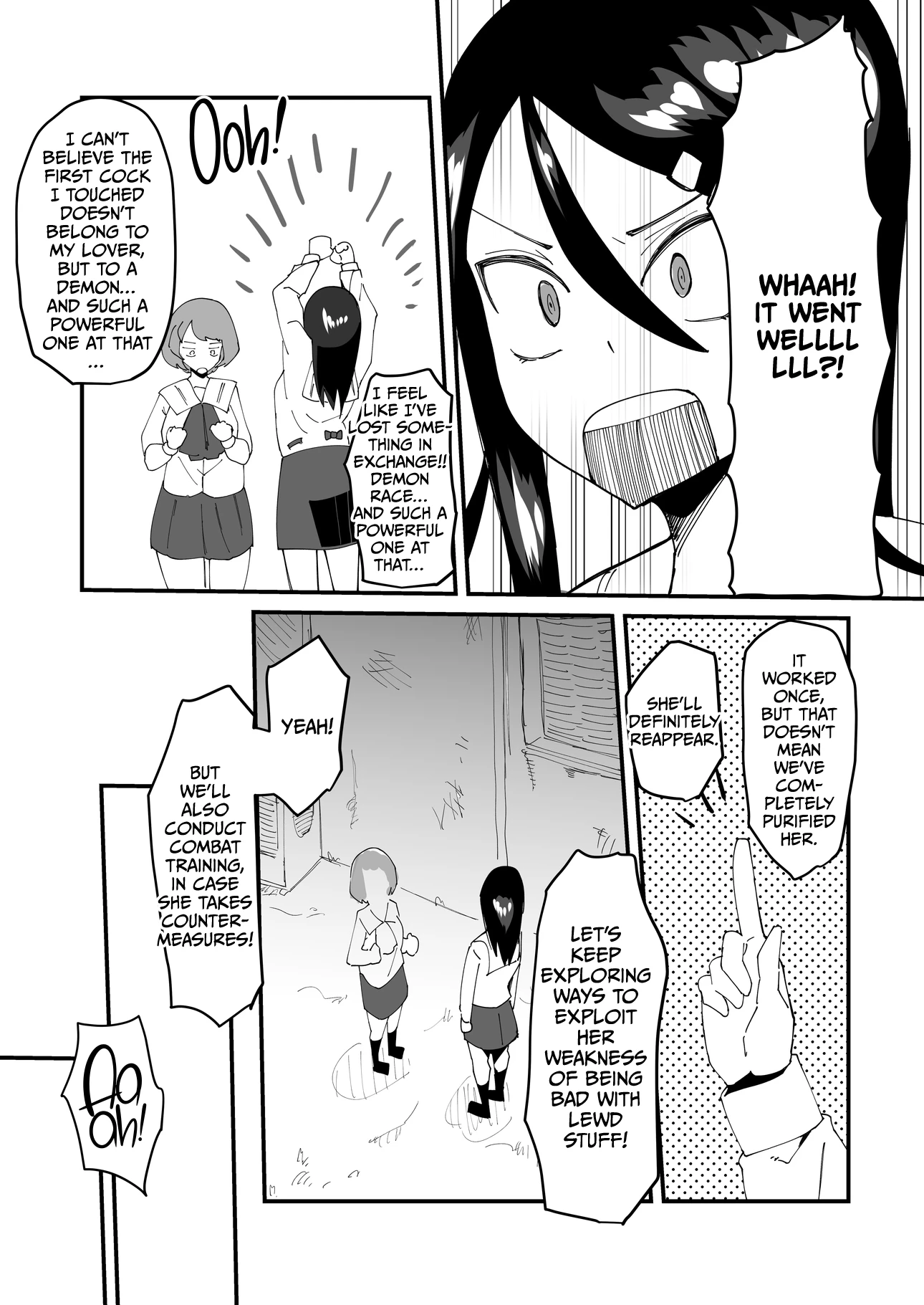 The Strongest Demon Has a Pathetic Masochistic Cock porn comic picture 19