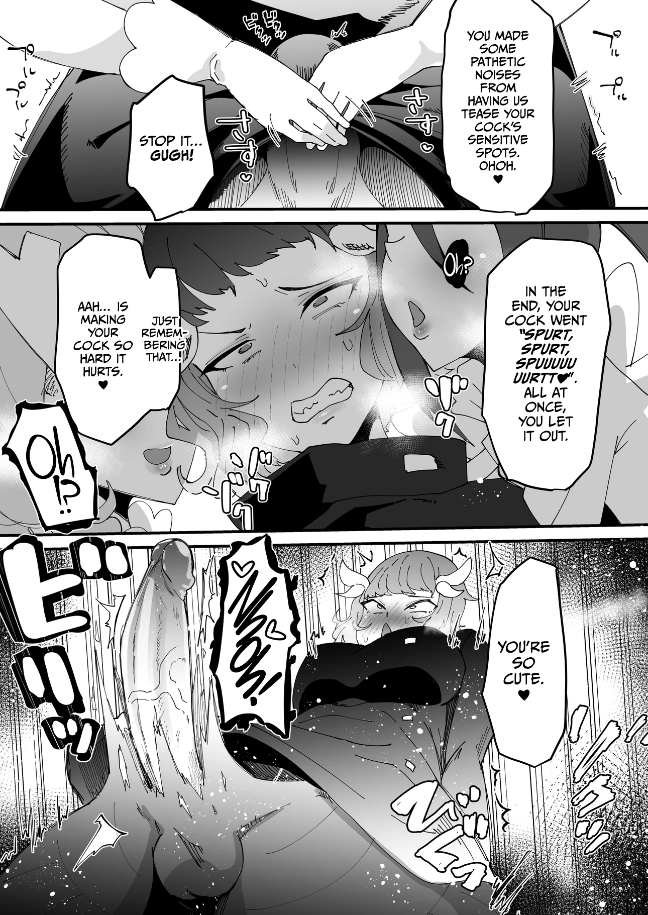The Strongest Demon Has a Pathetic Masochistic Cock porn comic picture 21