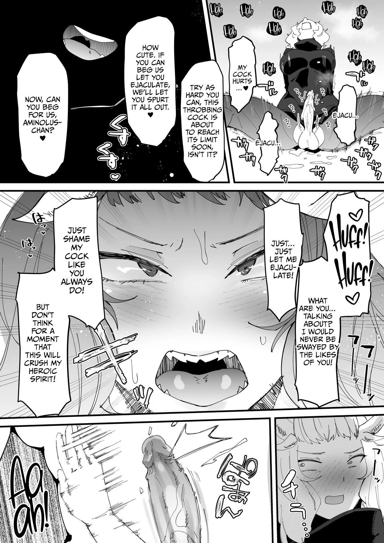 The Strongest Demon Has a Pathetic Masochistic Cock porn comic picture 31