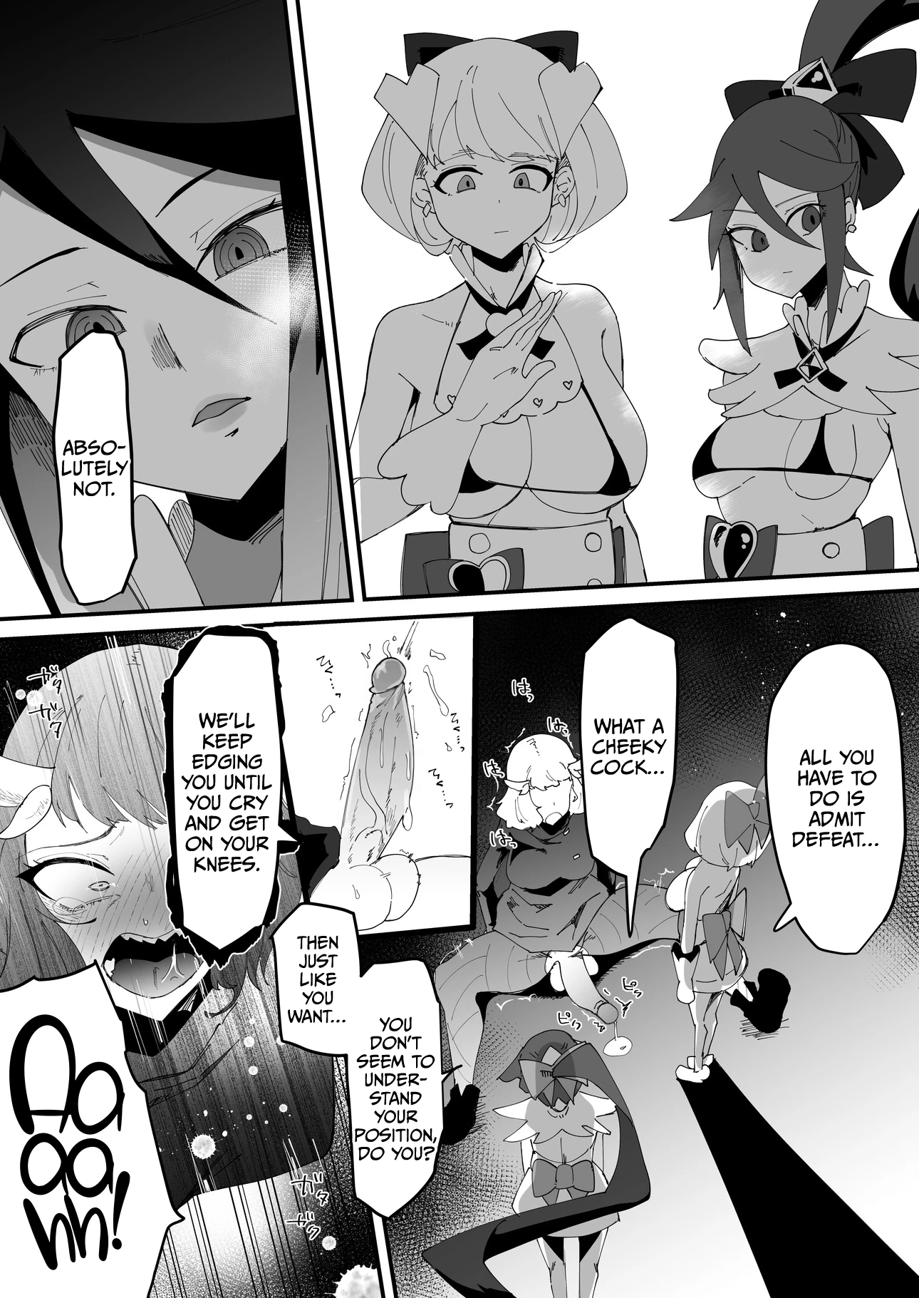 The Strongest Demon Has a Pathetic Masochistic Cock porn comic picture 32