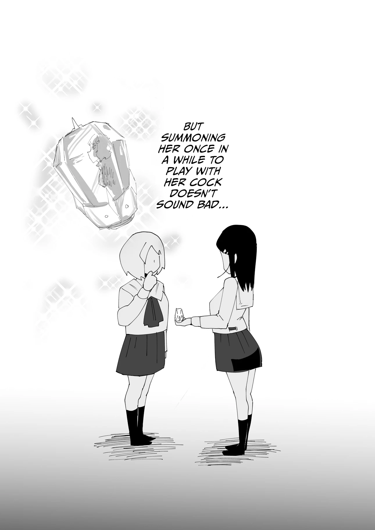 The Strongest Demon Has a Pathetic Masochistic Cock porn comic picture 49