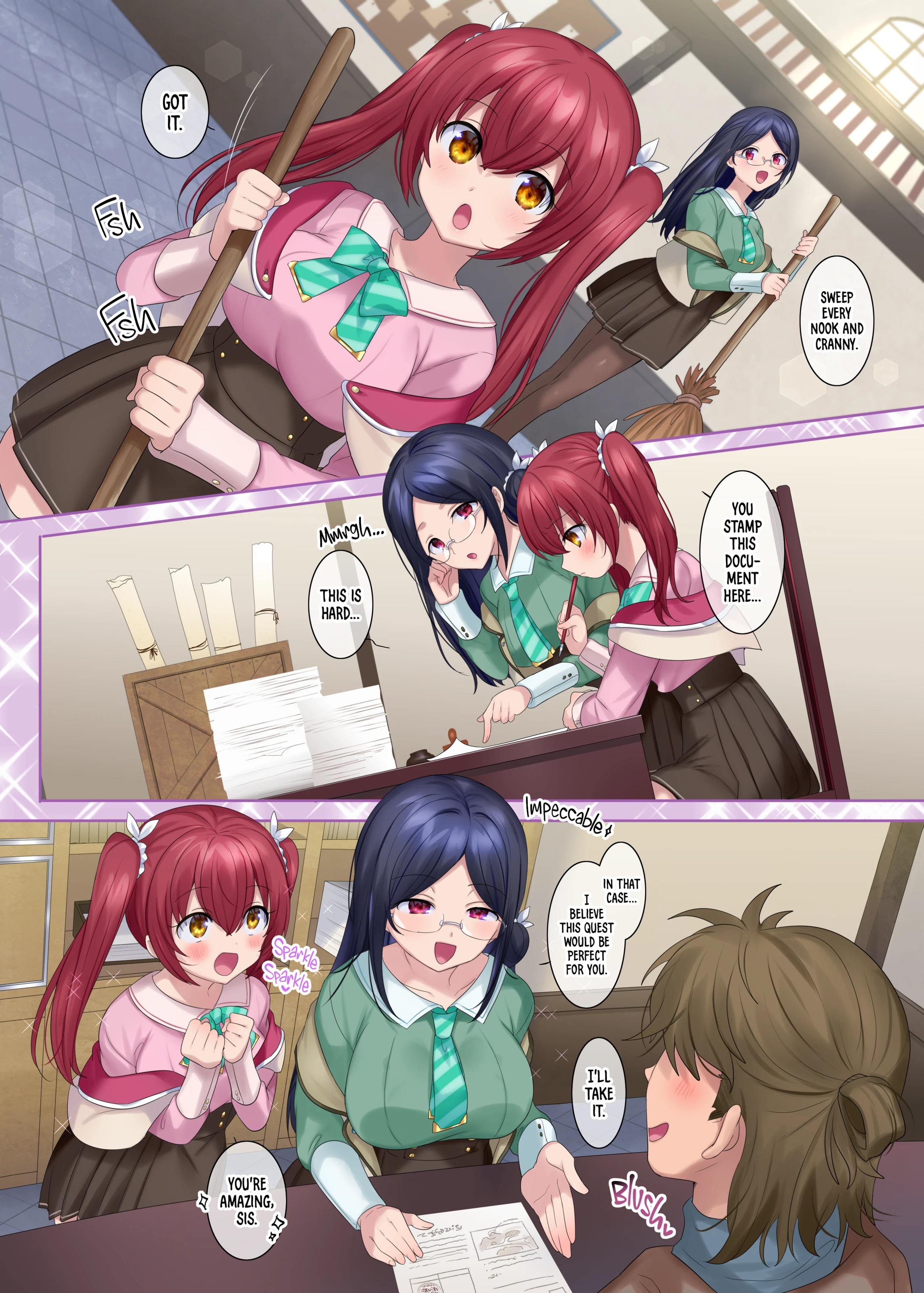 The Succubus Guild Receptionist porn comic picture 17