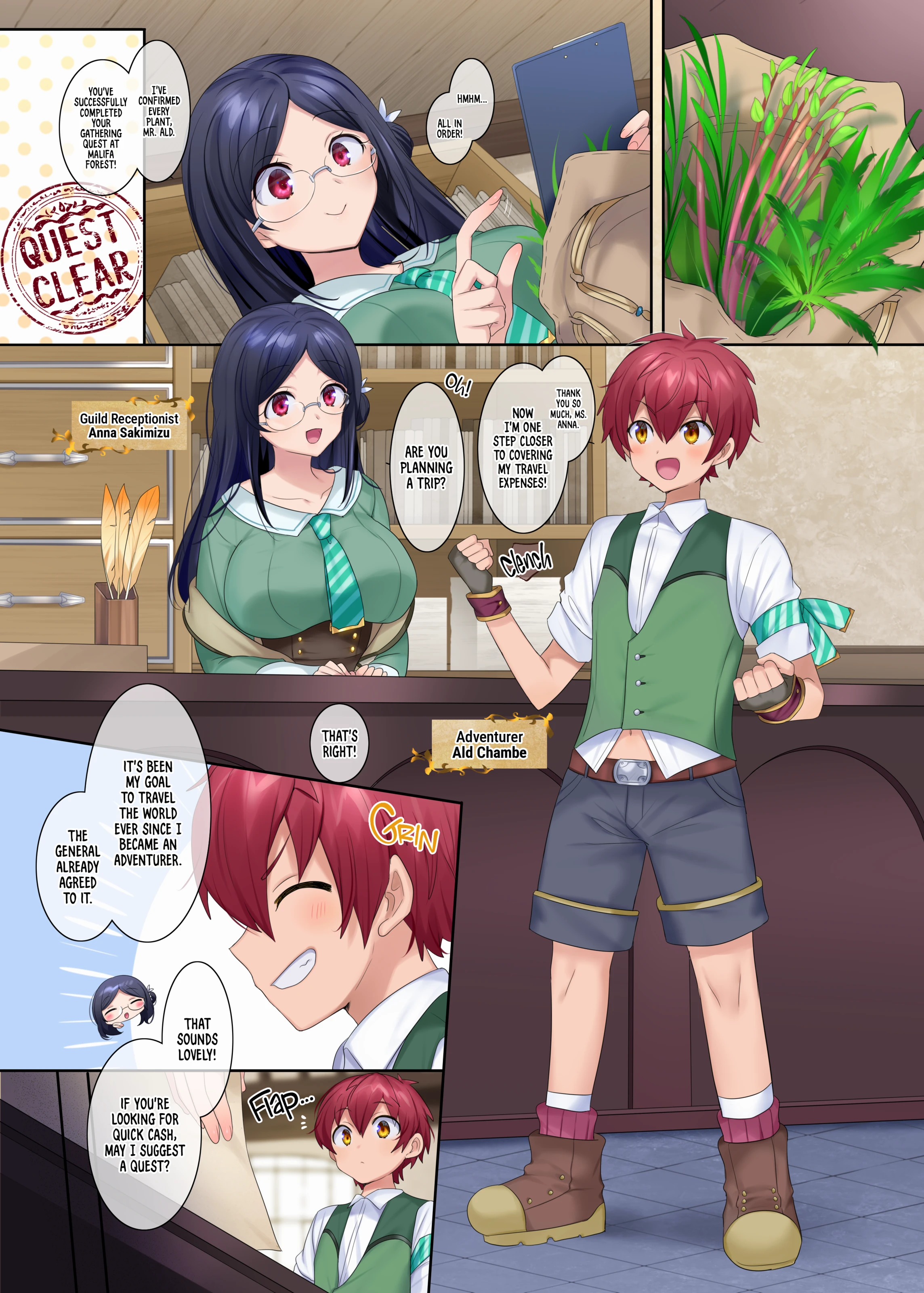 The Succubus Guild Receptionist porn comic picture 2