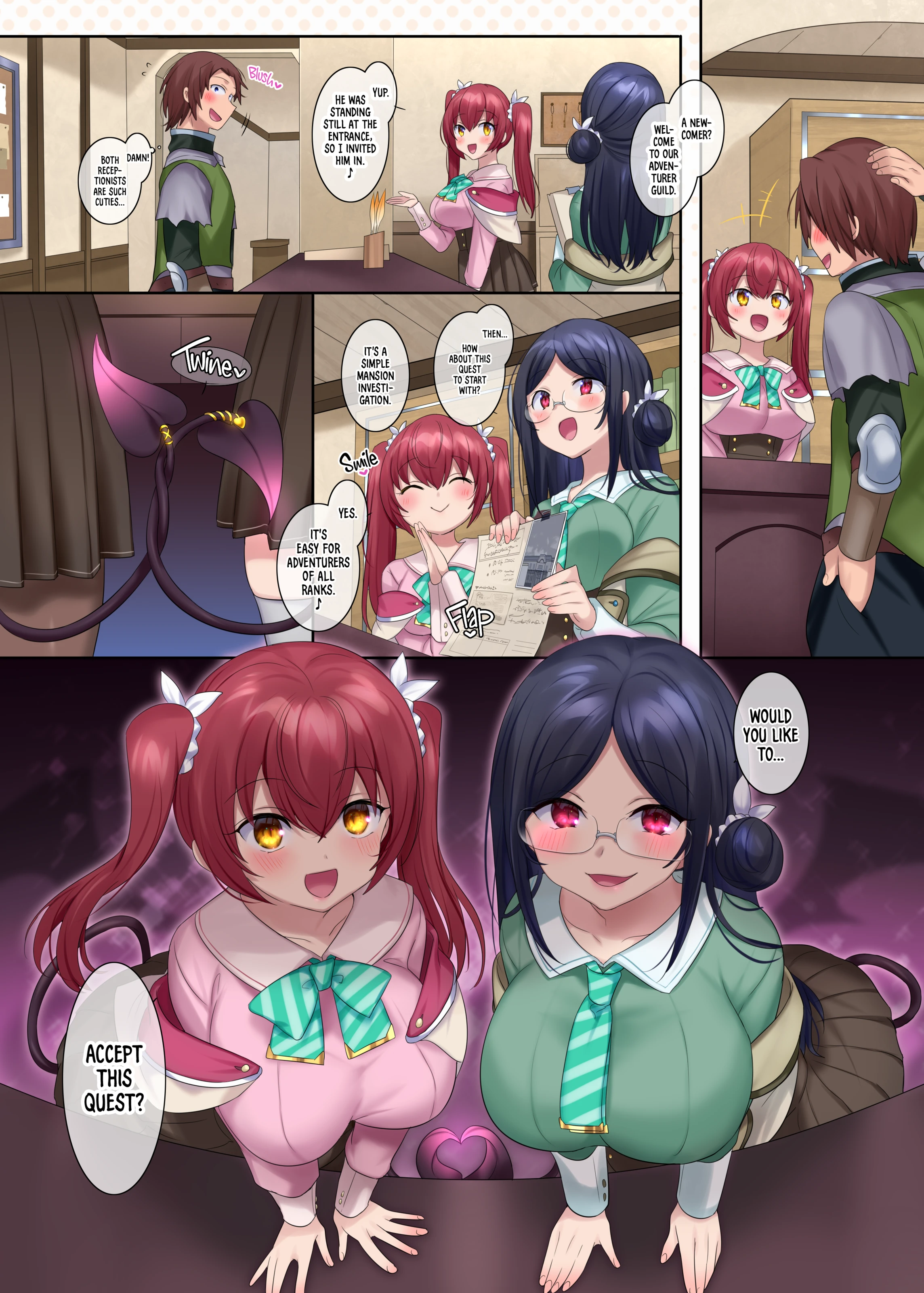 The Succubus Guild Receptionist porn comic picture 34