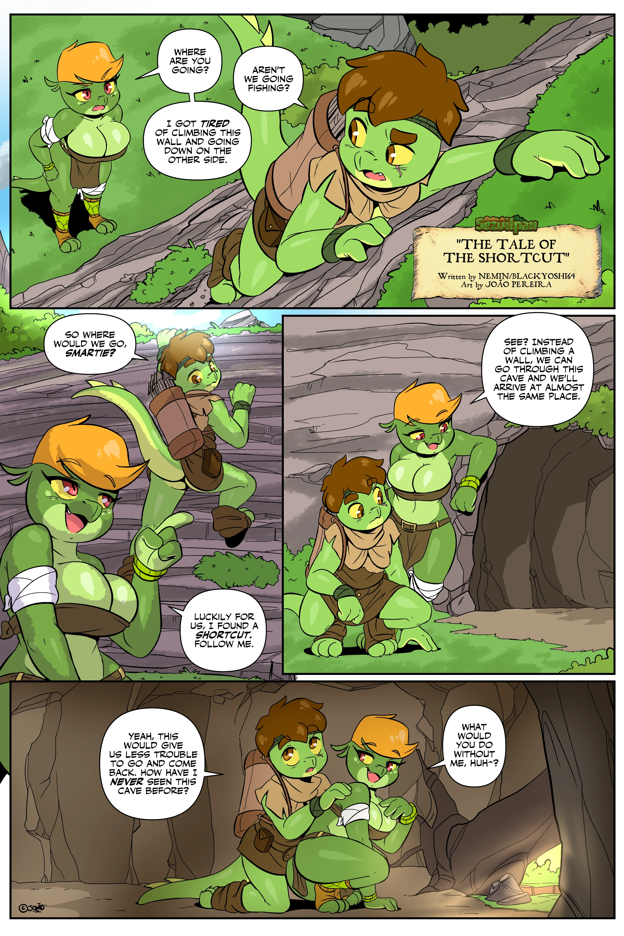 The Tale of the Kidnapped Lizard porn comic picture 18