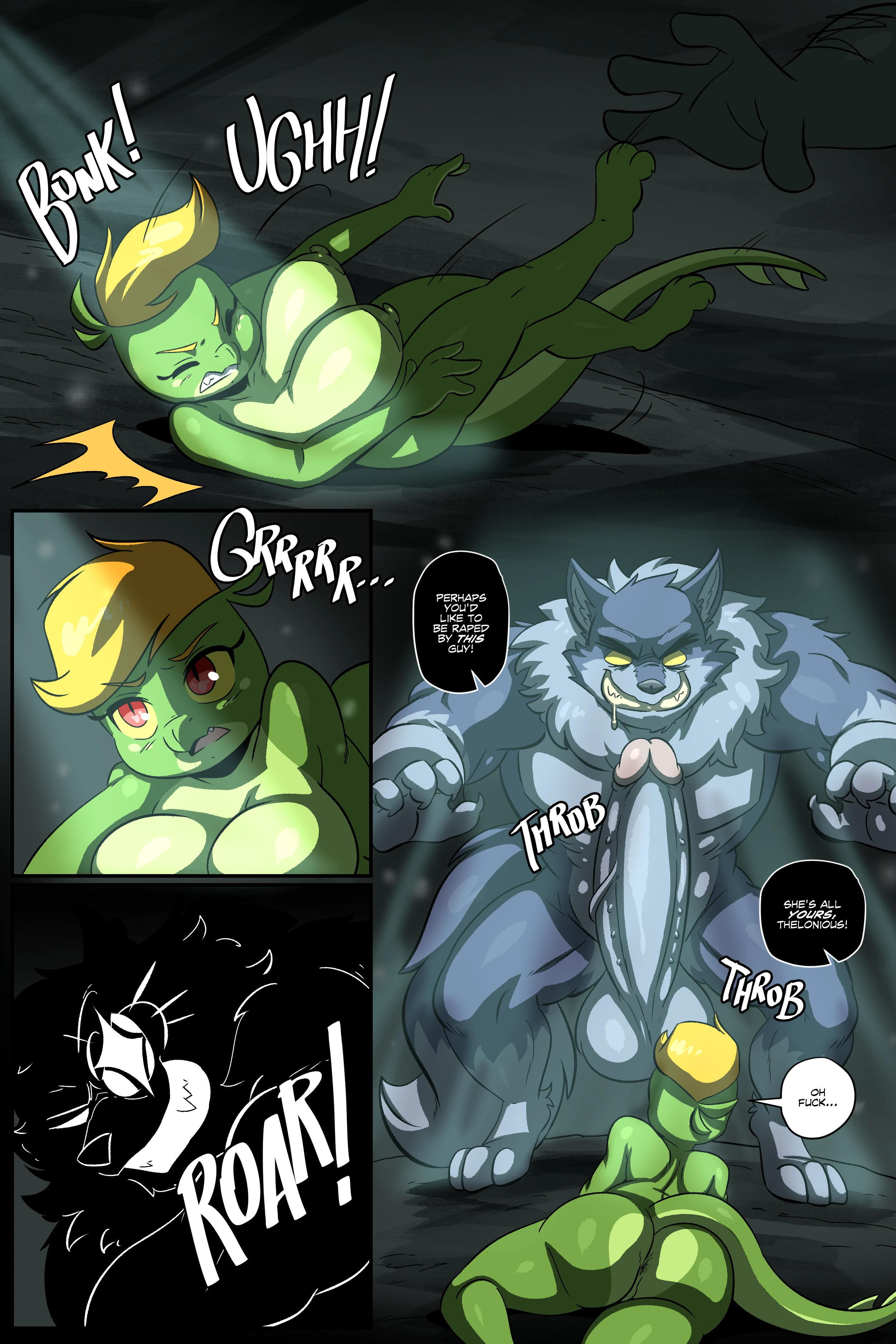 The Tale of the Kidnapped Lizard porn comic picture 7