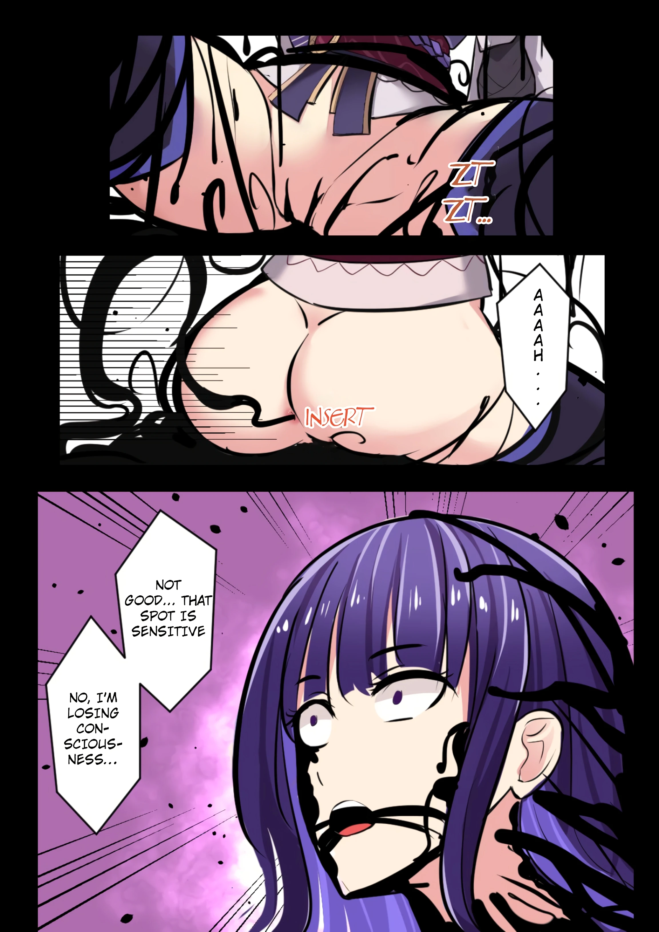 The Venom Possessed Raiden Shogun Is Being Guarded porn comic picture 4