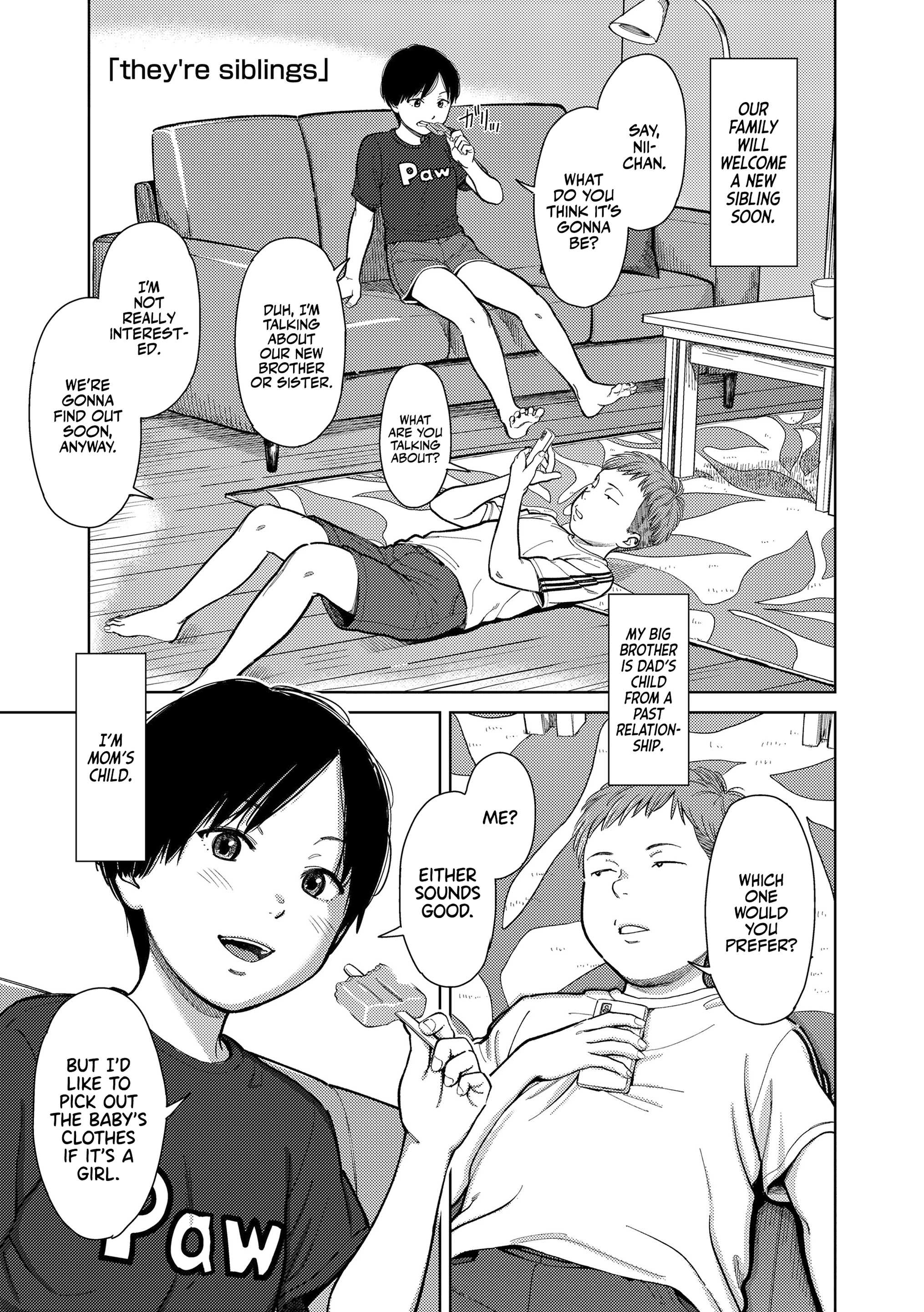 They're Siblings porn comic picture 1
