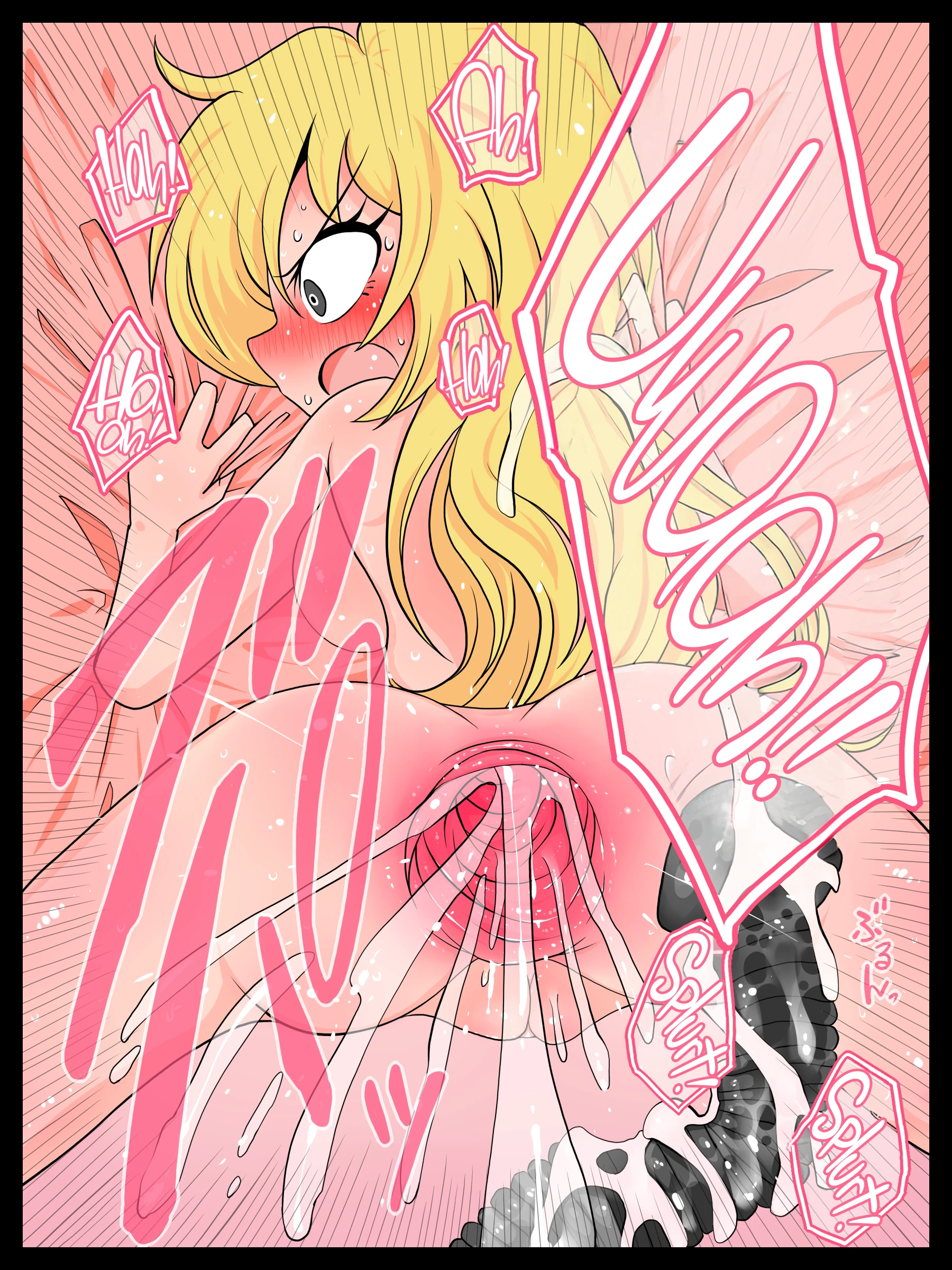 Tight blonde gets her hole trained porn comic picture 19