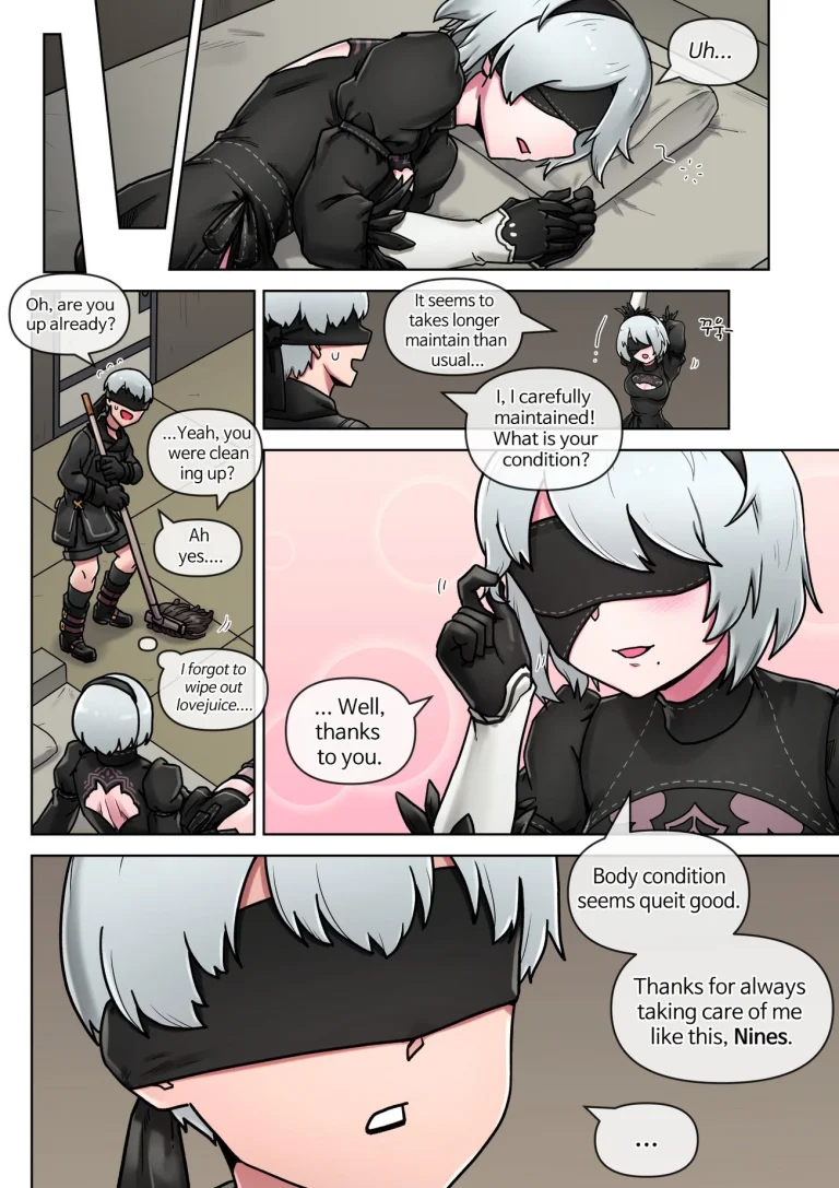 Time for maintenance, 2B porn comic picture 23