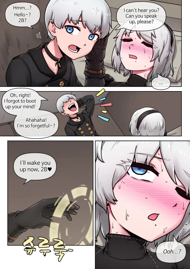 Time for maintenance, 2B porn comic picture 9