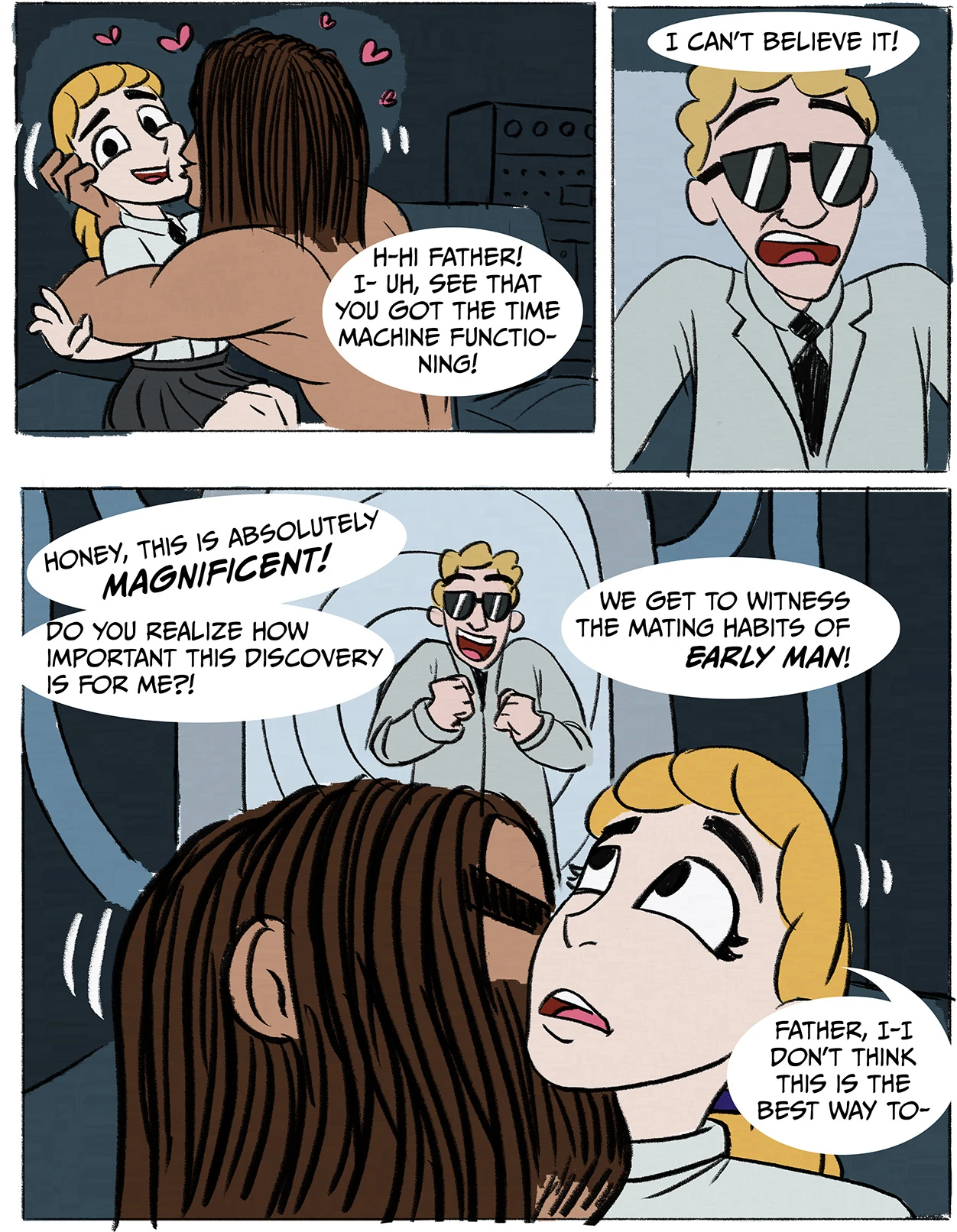 Time Travel Troubles porn comic picture 18