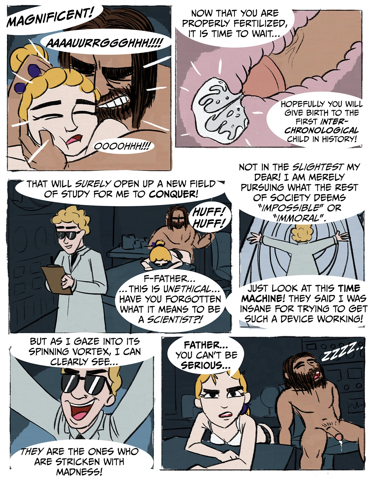Time Travel Troubles porn comic picture 28