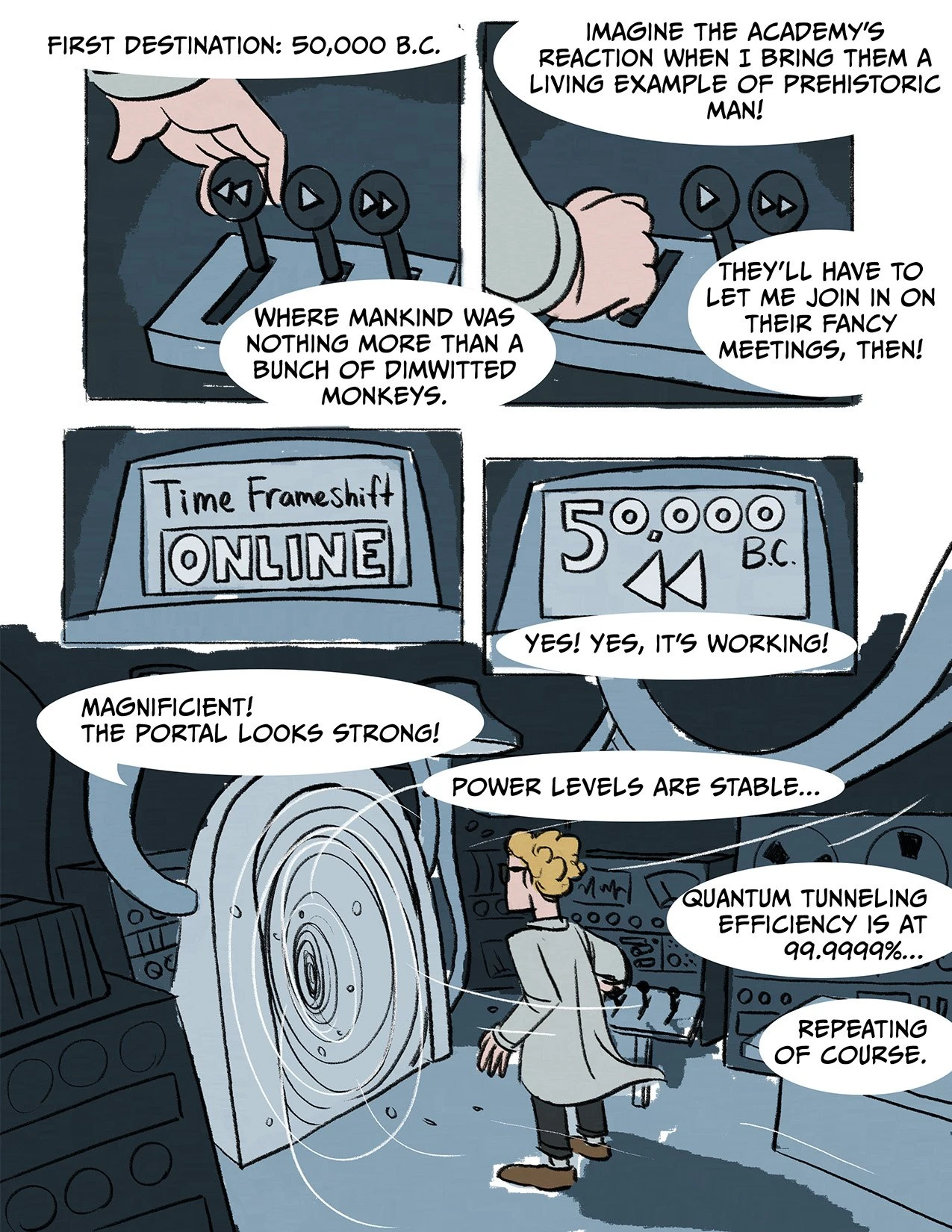 Time Travel Troubles porn comic picture 3