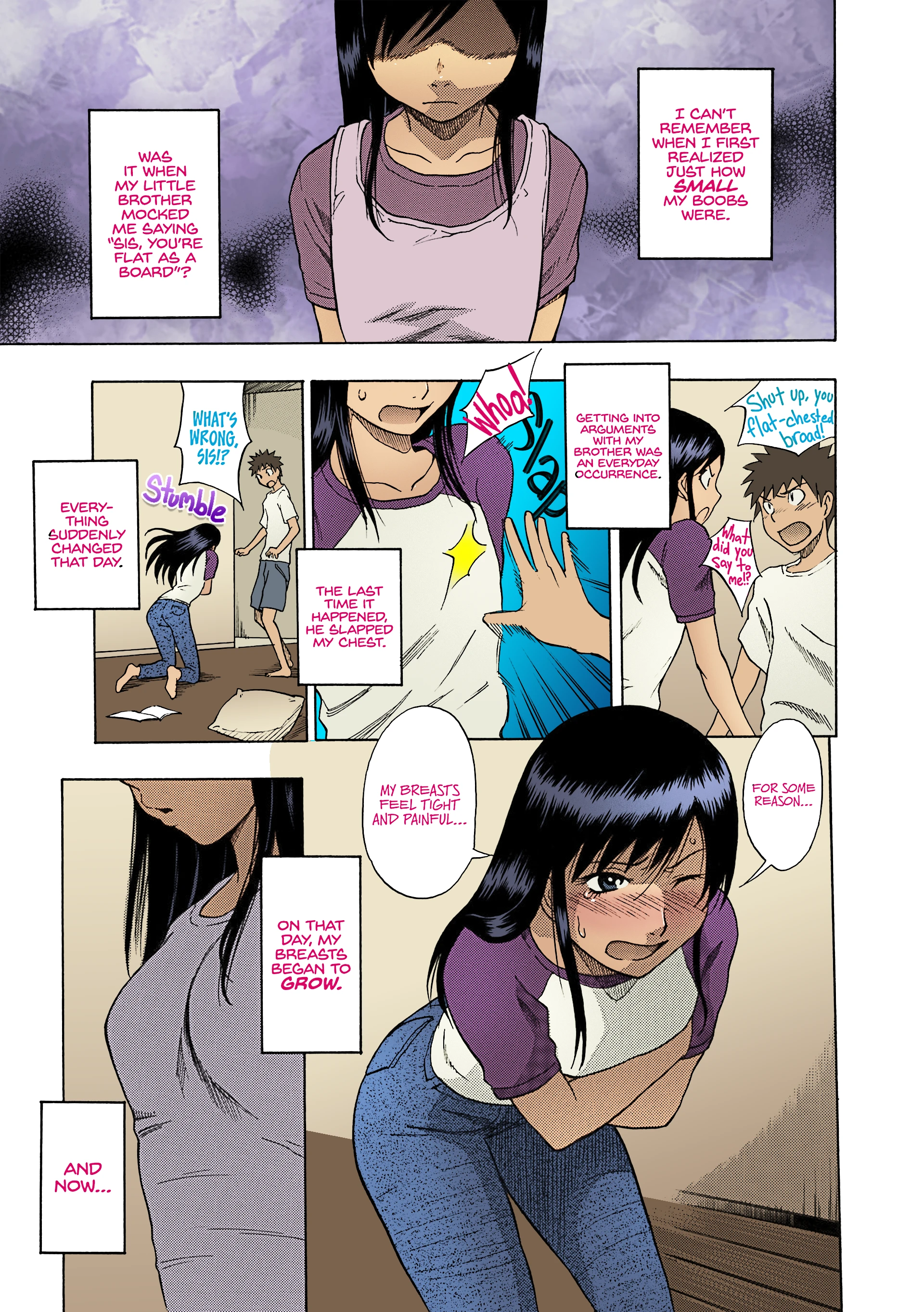 Tiny Boobs Giant Tits History porn comic picture 1