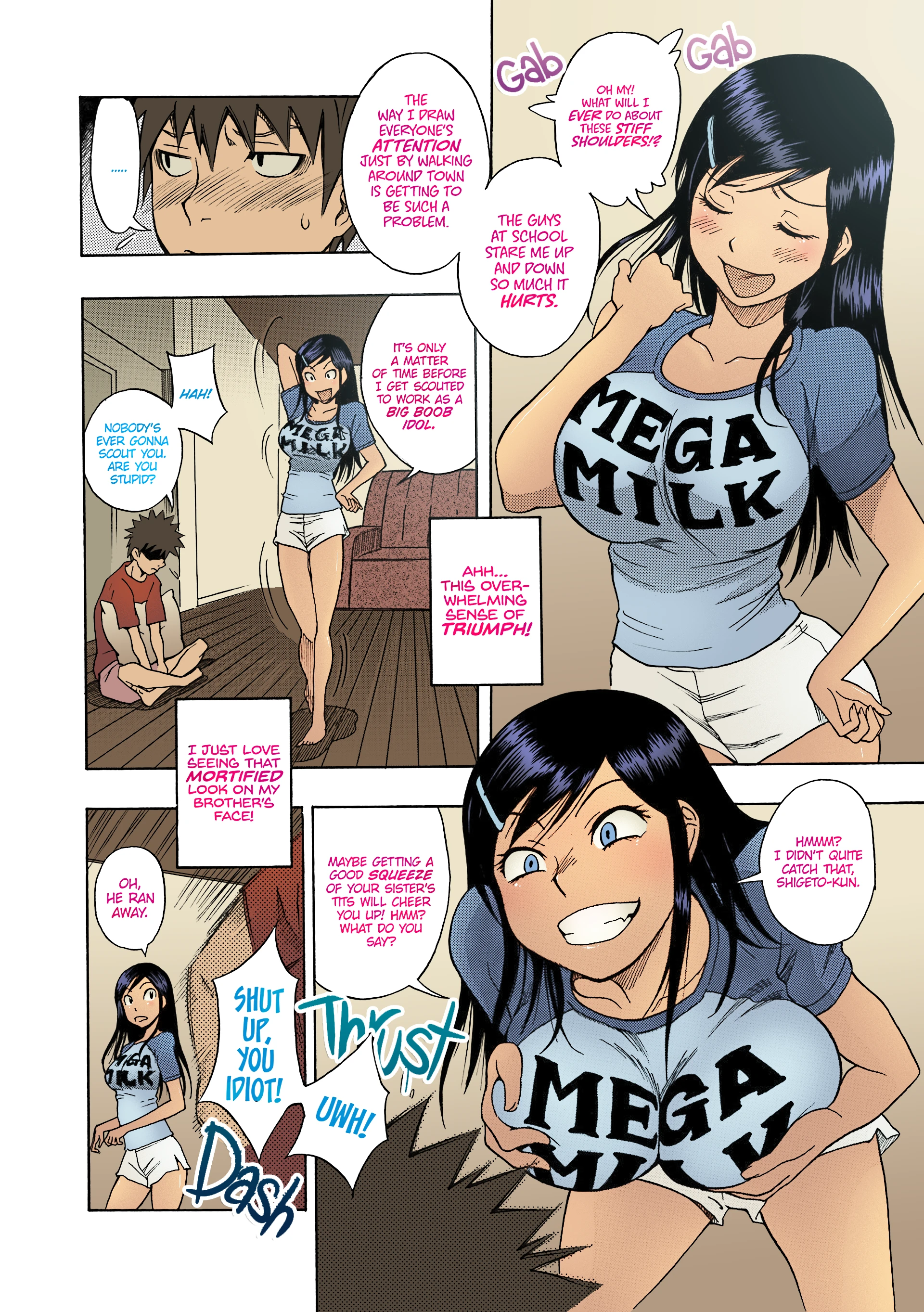 Tiny Boobs Giant Tits History porn comic picture 4