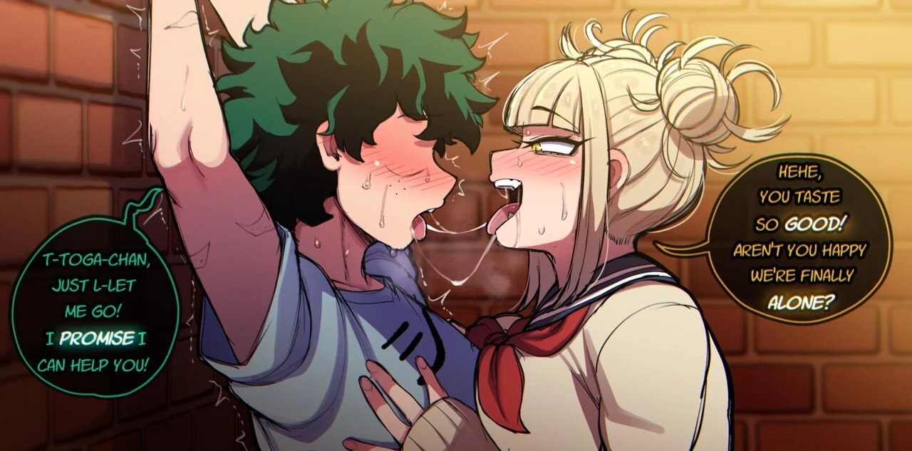 Toga Captures Deku porn comic picture 2